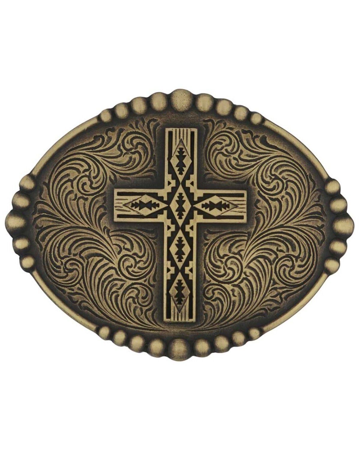 Montana Silversmiths Men's Faith of the Southwest Belt Buckle