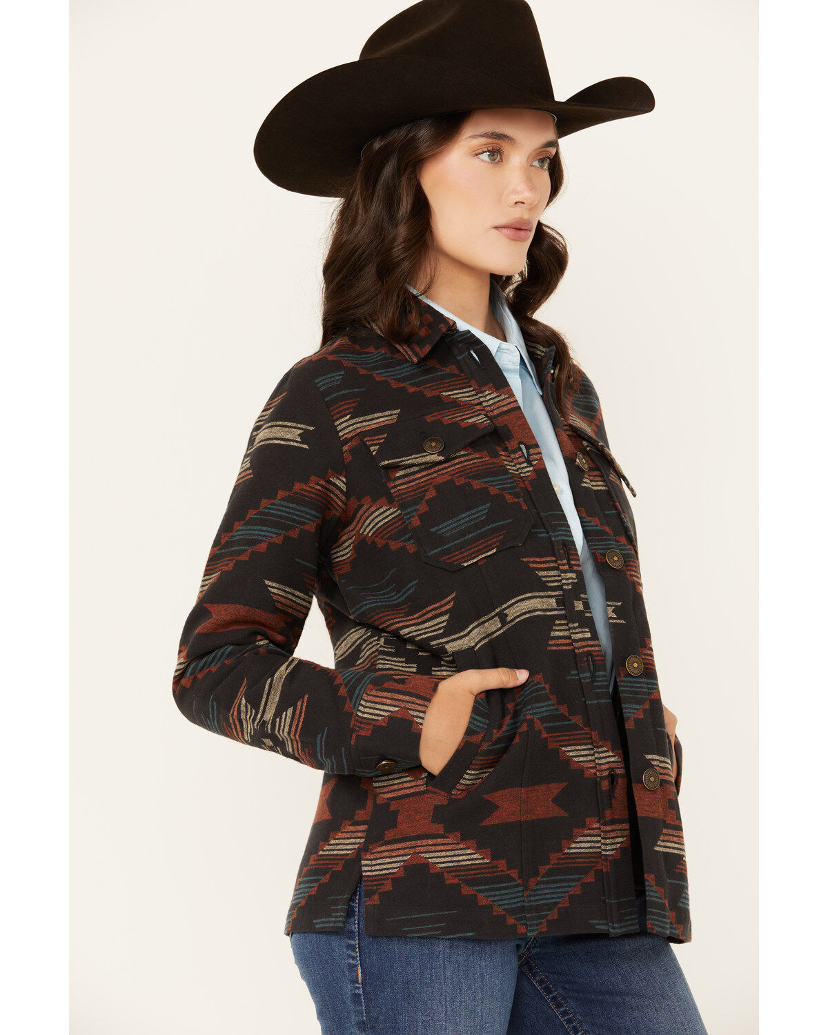 Shyanne Women's Southwestern Print Shacket
