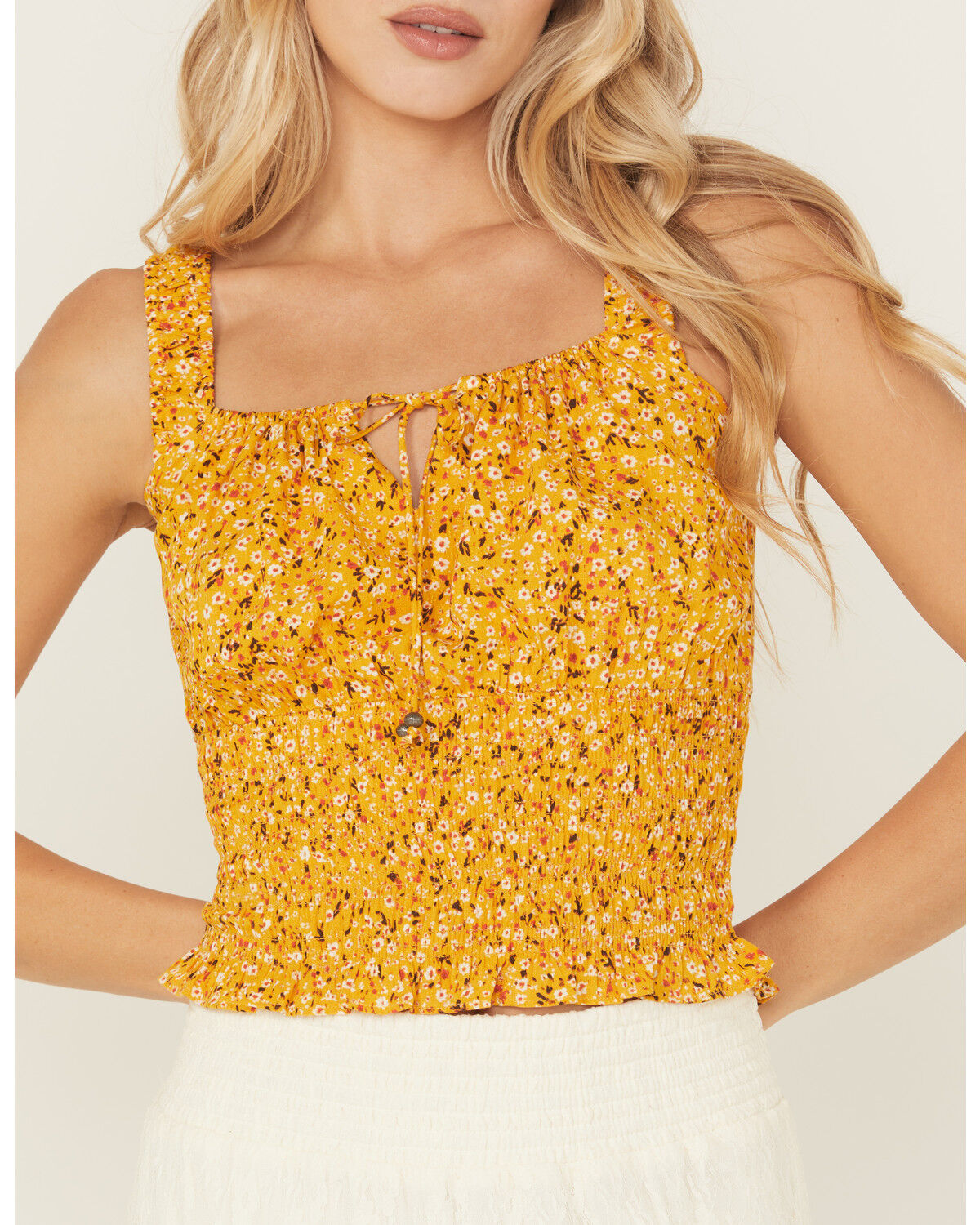 Shyanne Women's Floral Printed Sleeveless Tank Top