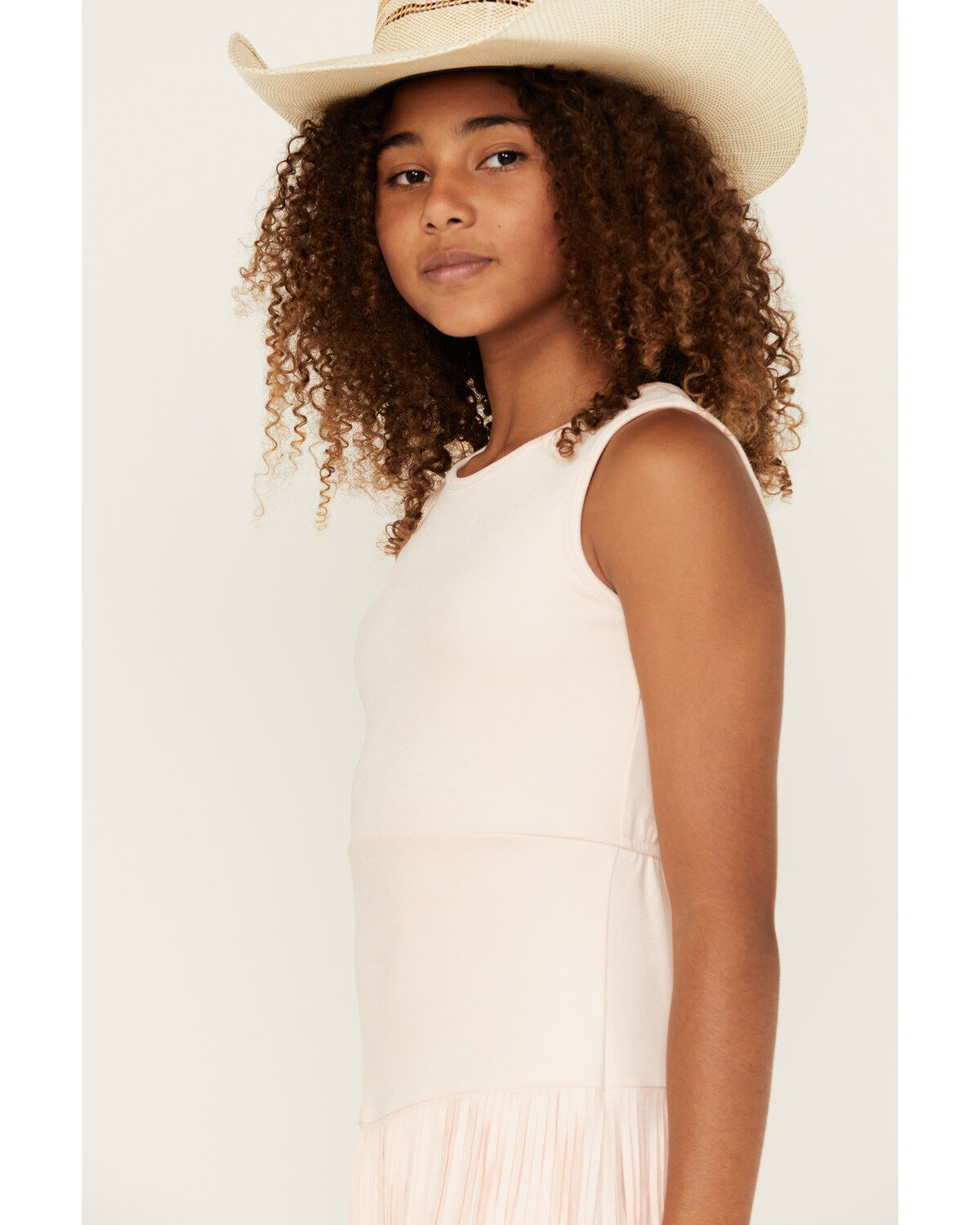 Trixxi Girls' Fringe Mini Dress