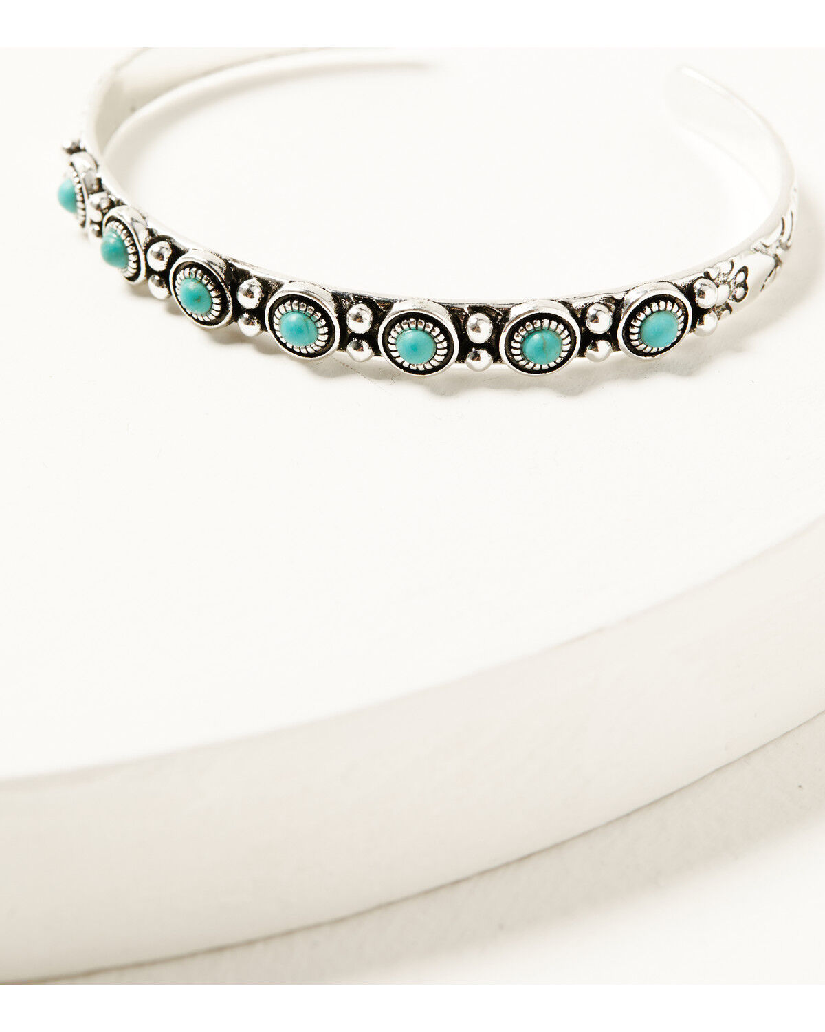 Shyanne Women's Silver-Toned Rope and Turquoise-Toned Bracelet Set - 3 Piece
