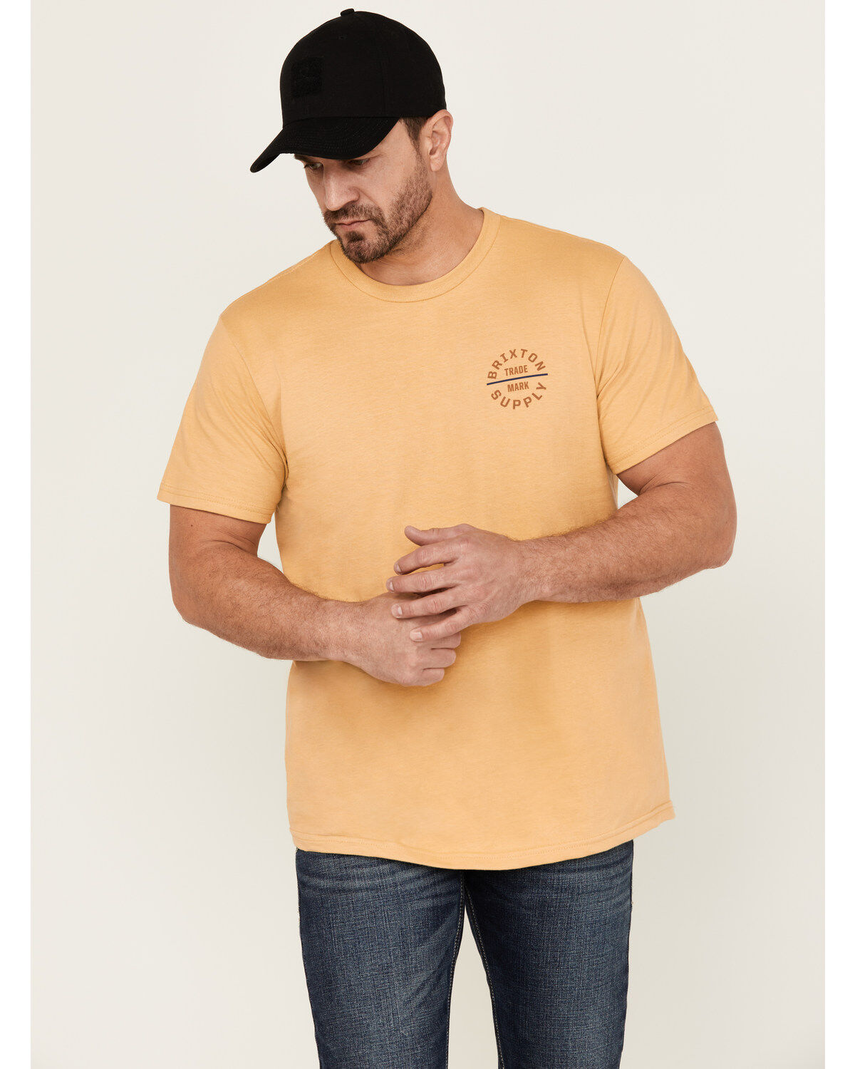 Brixton Men's Oath Logo Short Sleeve Graphic T-Shirt