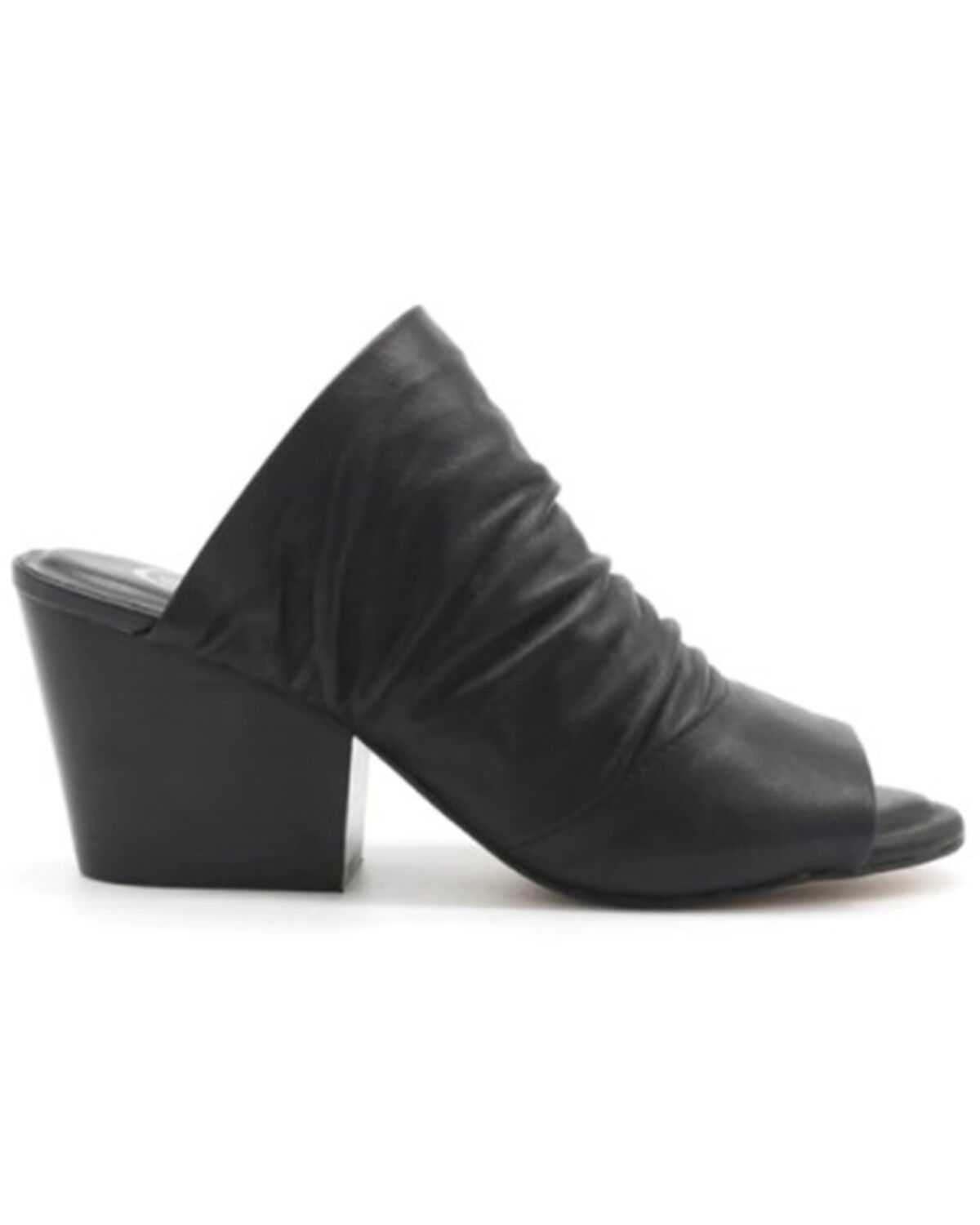 Golo Shoes Women's Landon Black Open Toe Mule