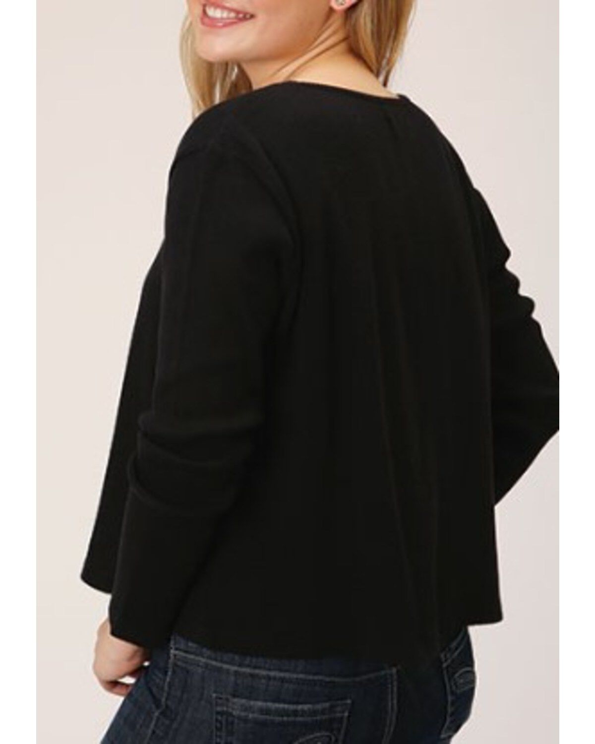 Roper Women's Waffle-Slub Knit Boyfriend Top