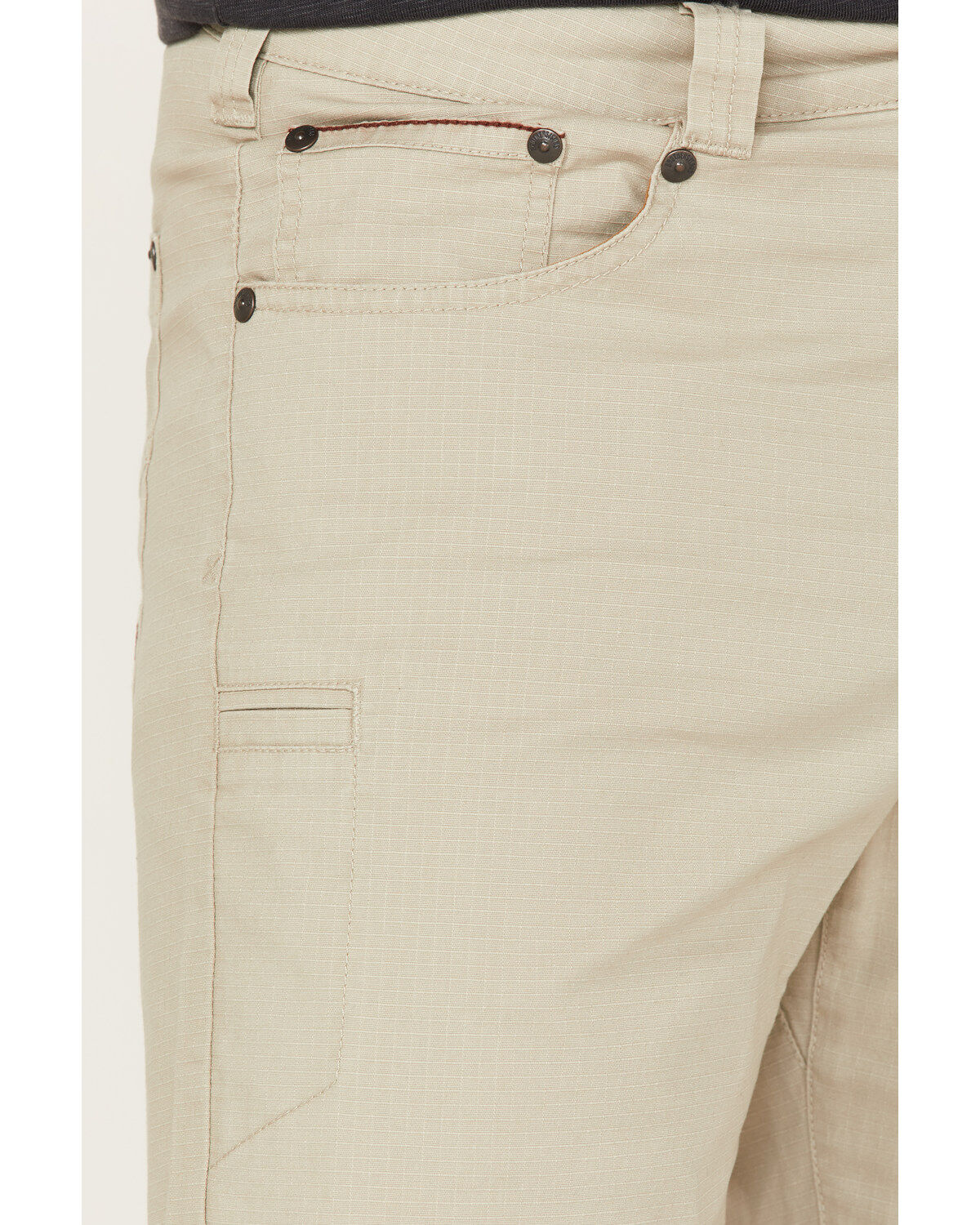 Brothers and Sons Men's Weathered Ripstop Stretch Slim Straight Pants
