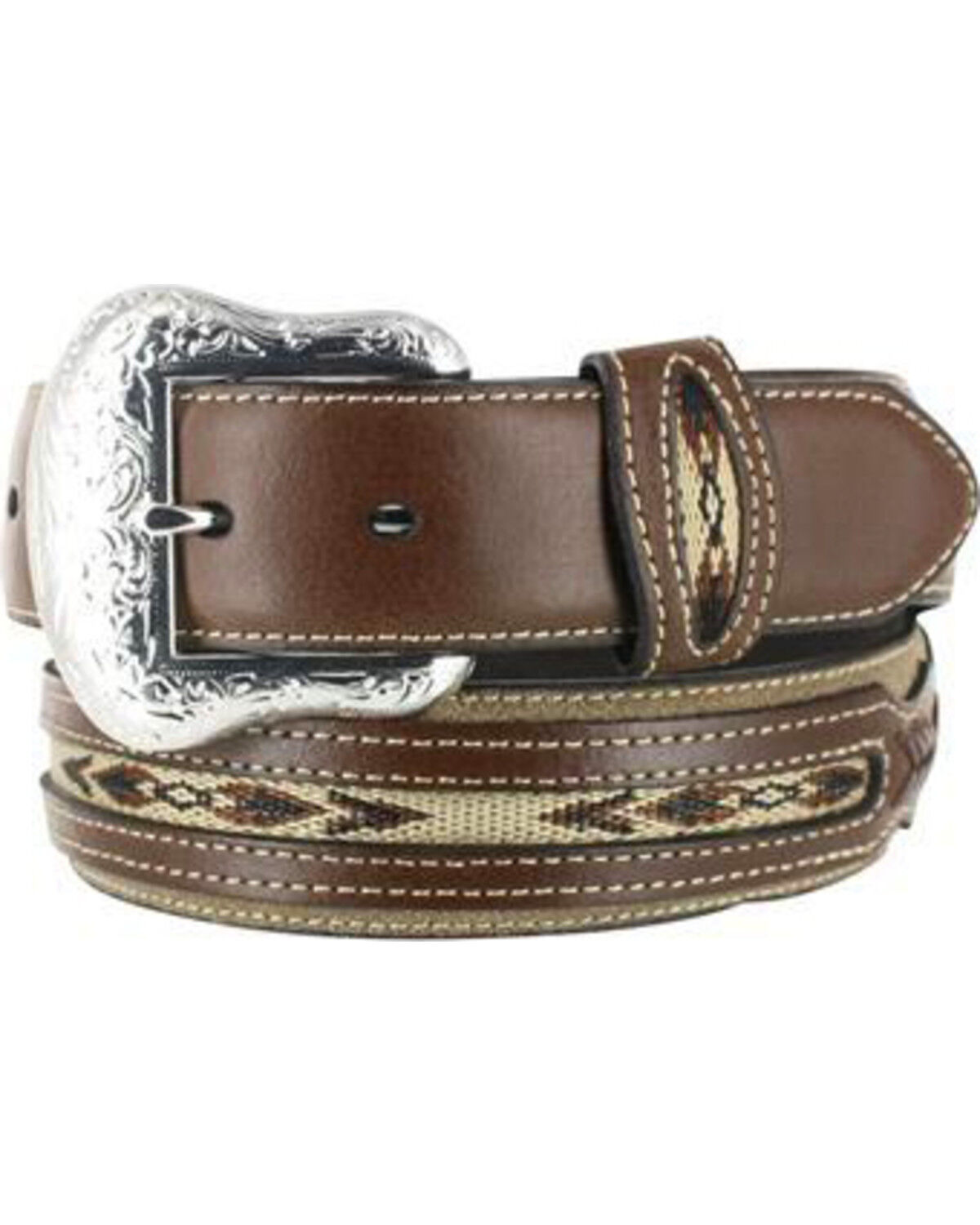 Cody James Men's Roughout Overlay Western Belt