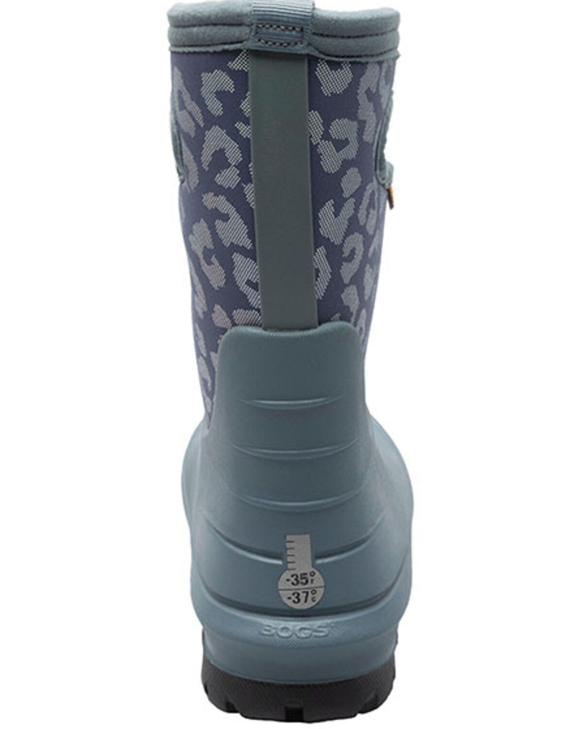 Bogs Girls' Neo Classic Metallic Leopard Print Waterproof Boots - Round Toe