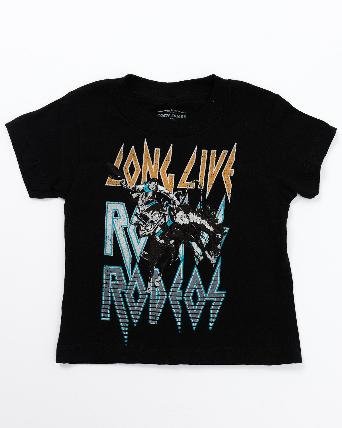 Cody James Toddler Boys' Long Live Cowboys Short Sleeve Graphic T-Shirt