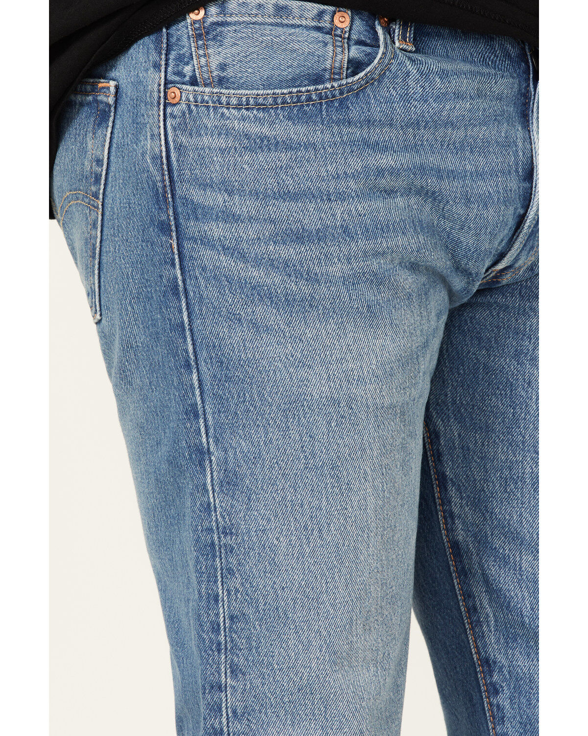 Levi's Men's 501® On My Radio Medium Wash Original Fit Straight Jean