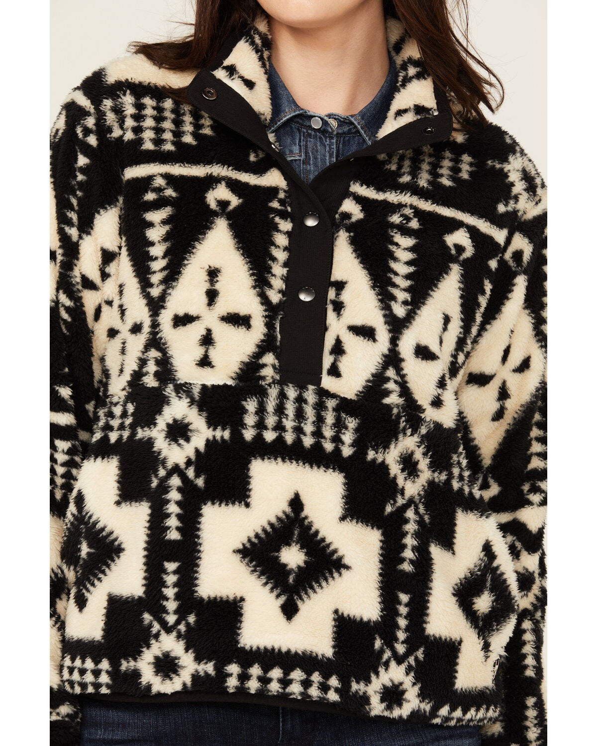Ariat Women's Berber Southwestern Print Sherpa Pullover