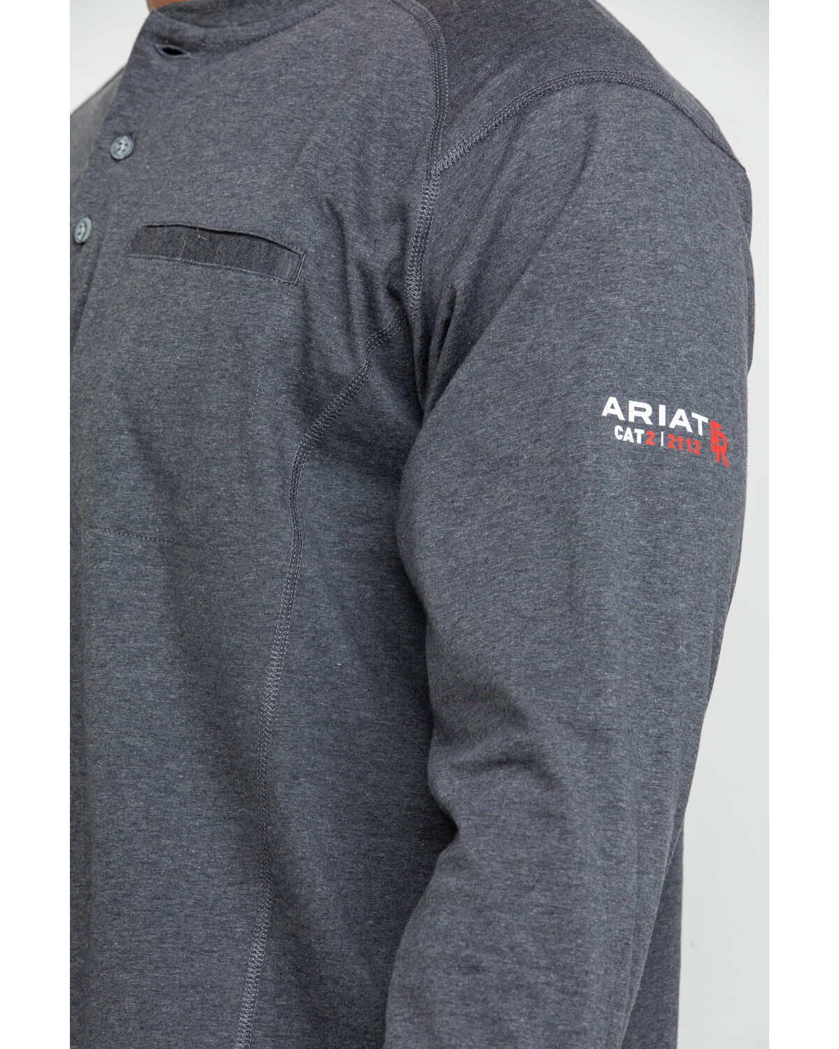 Ariat Men's FR Air Henley Long Sleeve Work Shirt