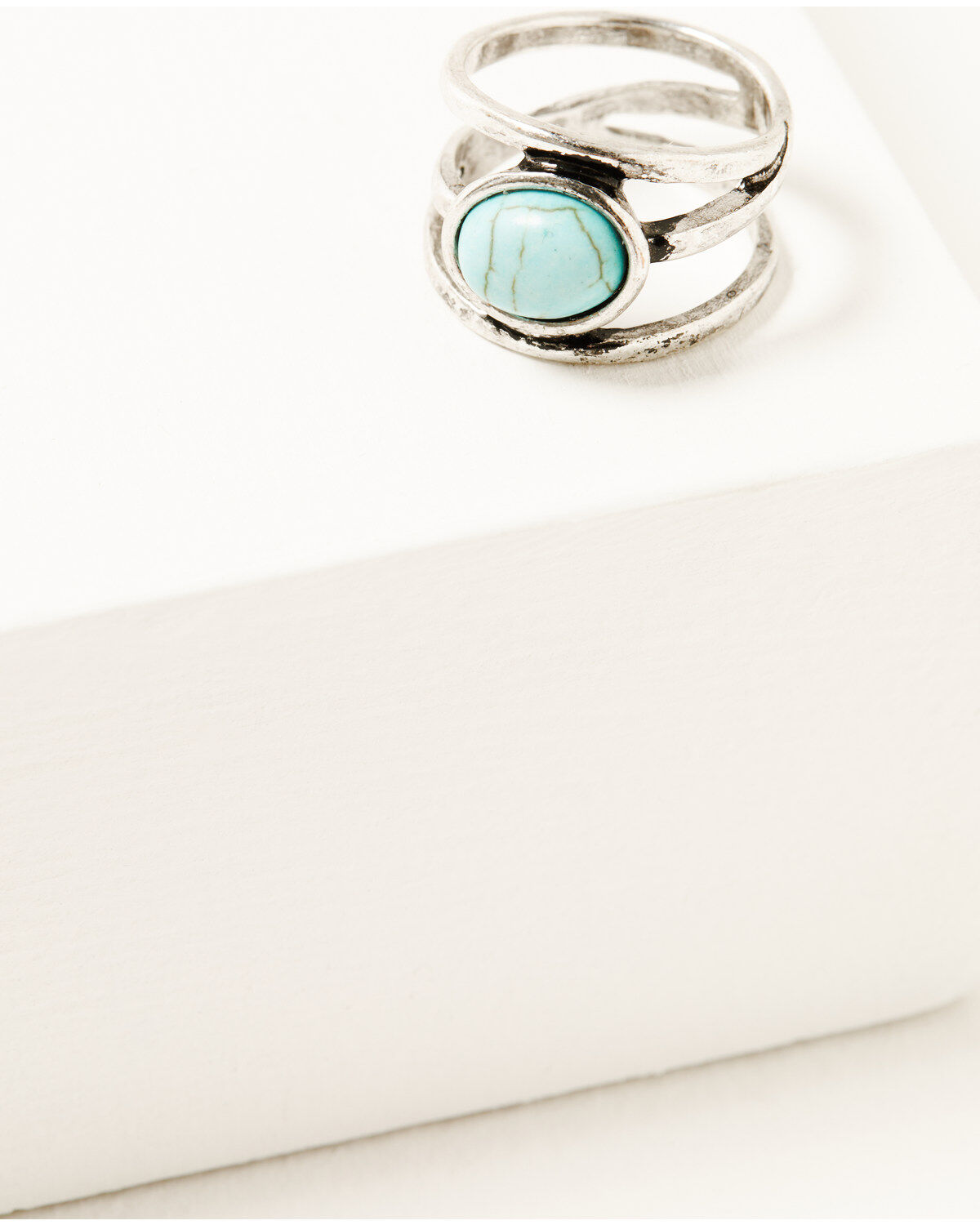 Shyanne Women's Horseshoe Feather Ring Set