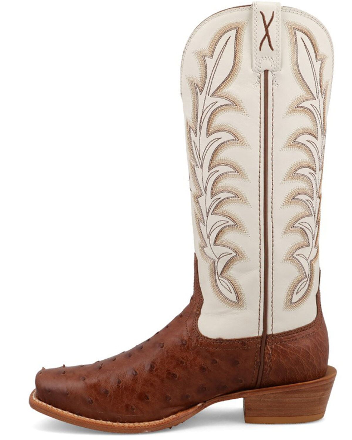 Twisted X Women's Exotic Full Quill Ostrich Western Boots - Square Toe