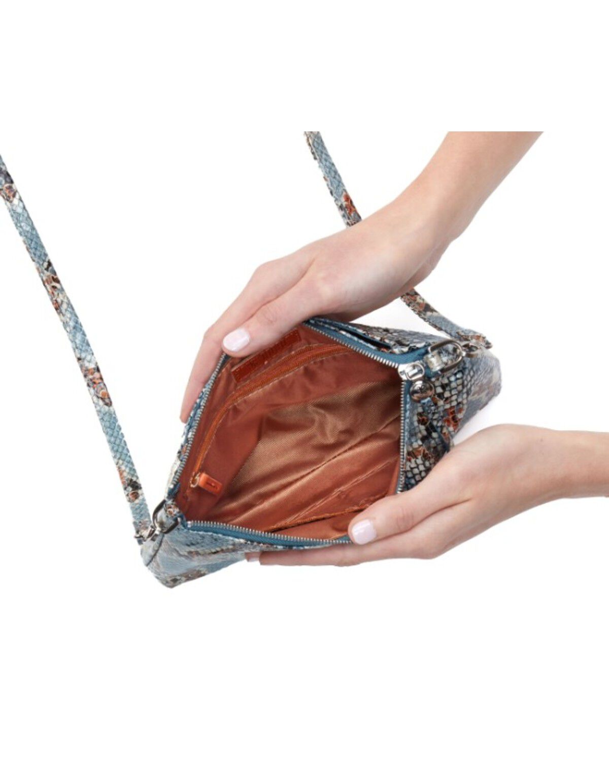 Hobo Women's Darcy Snake Print Crossbody Bag