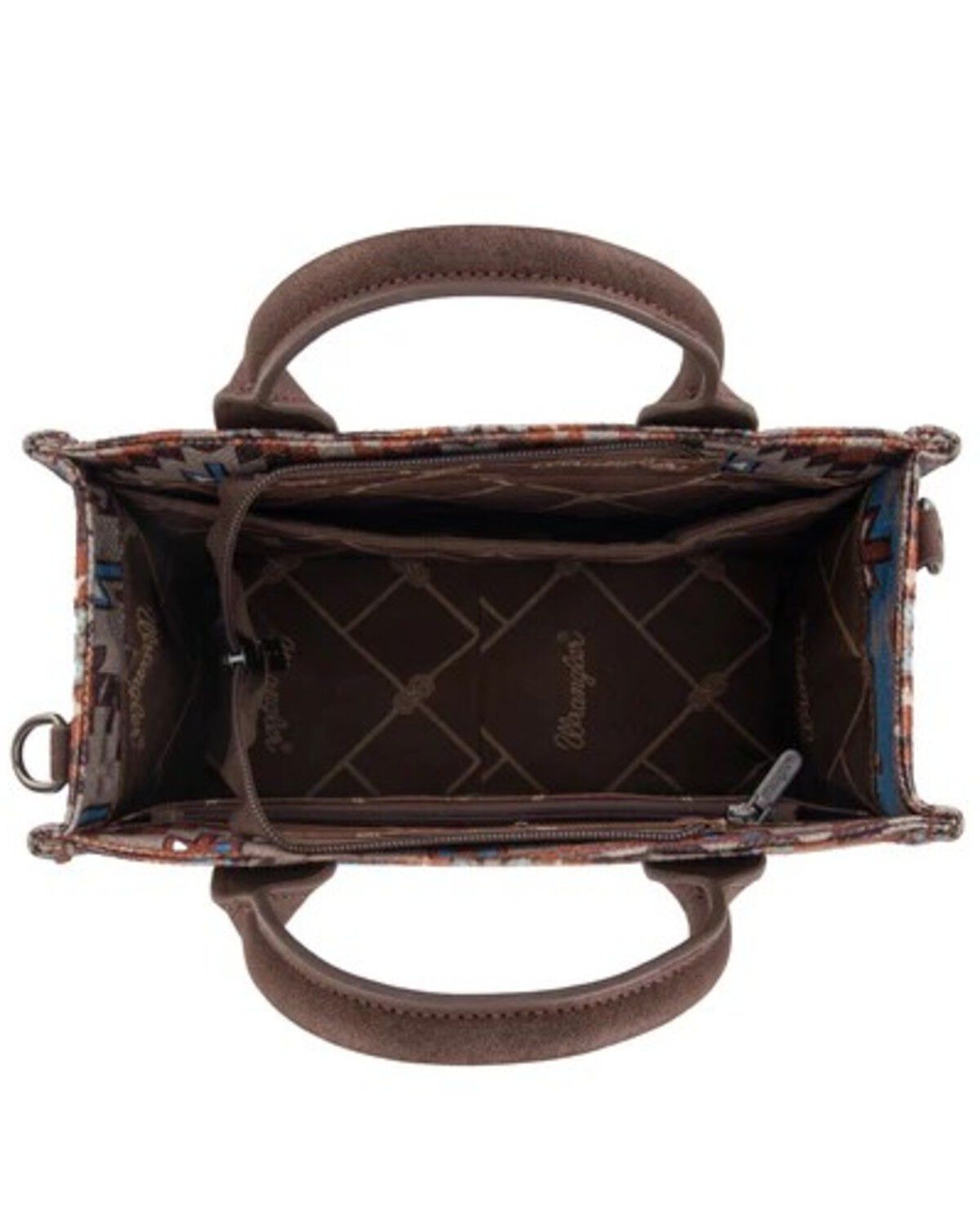 Wrangler Women's Southwestern Print Canvas Crossbody Bag