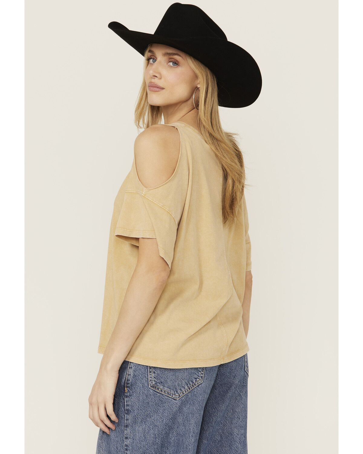 White Crow Women's Tennessee Whiskey Cold Shoulder Short Sleeve Graphic Tee