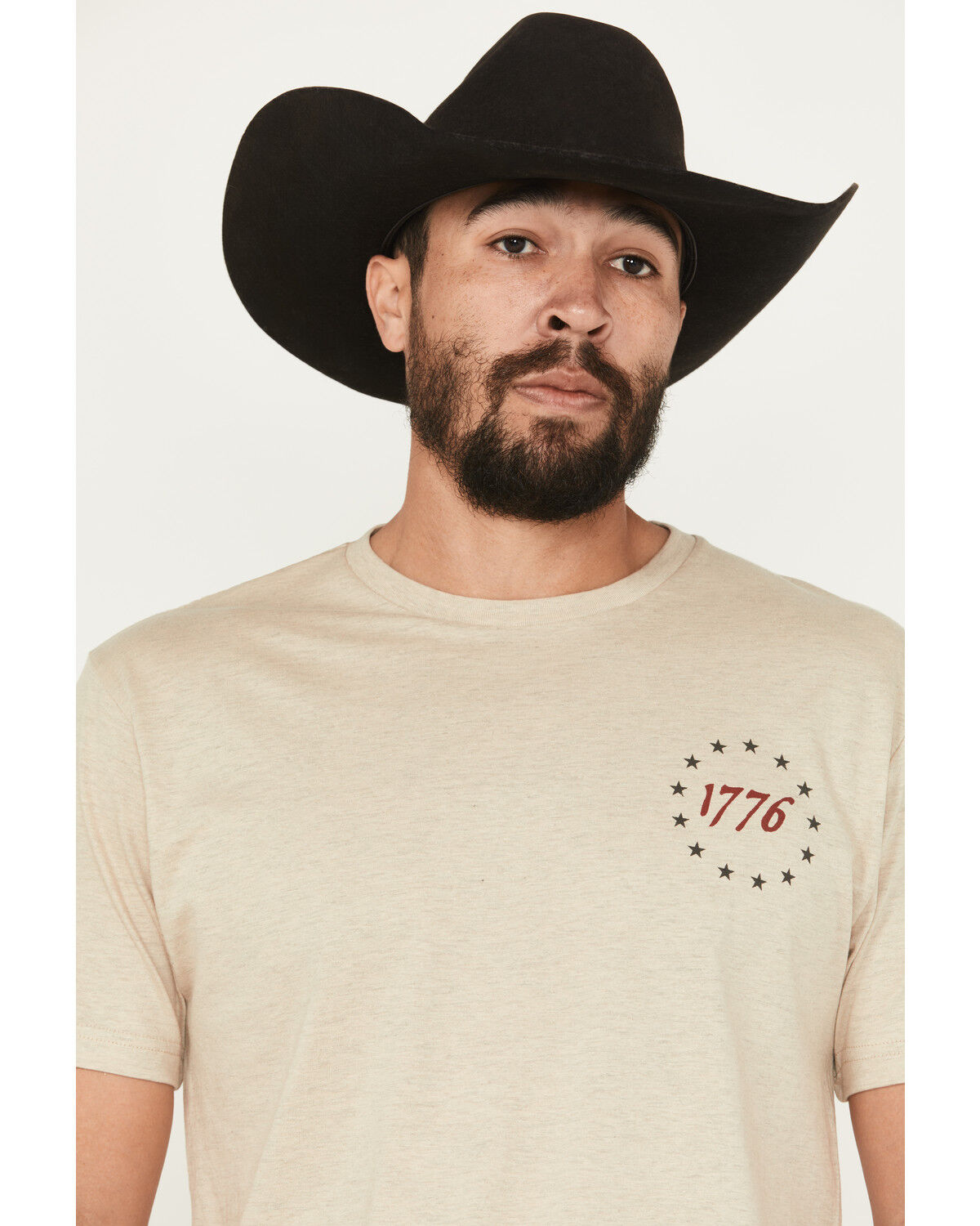 Howitzer Men's Blue Collar Eagle Short Sleeve Graphic T-Shirt