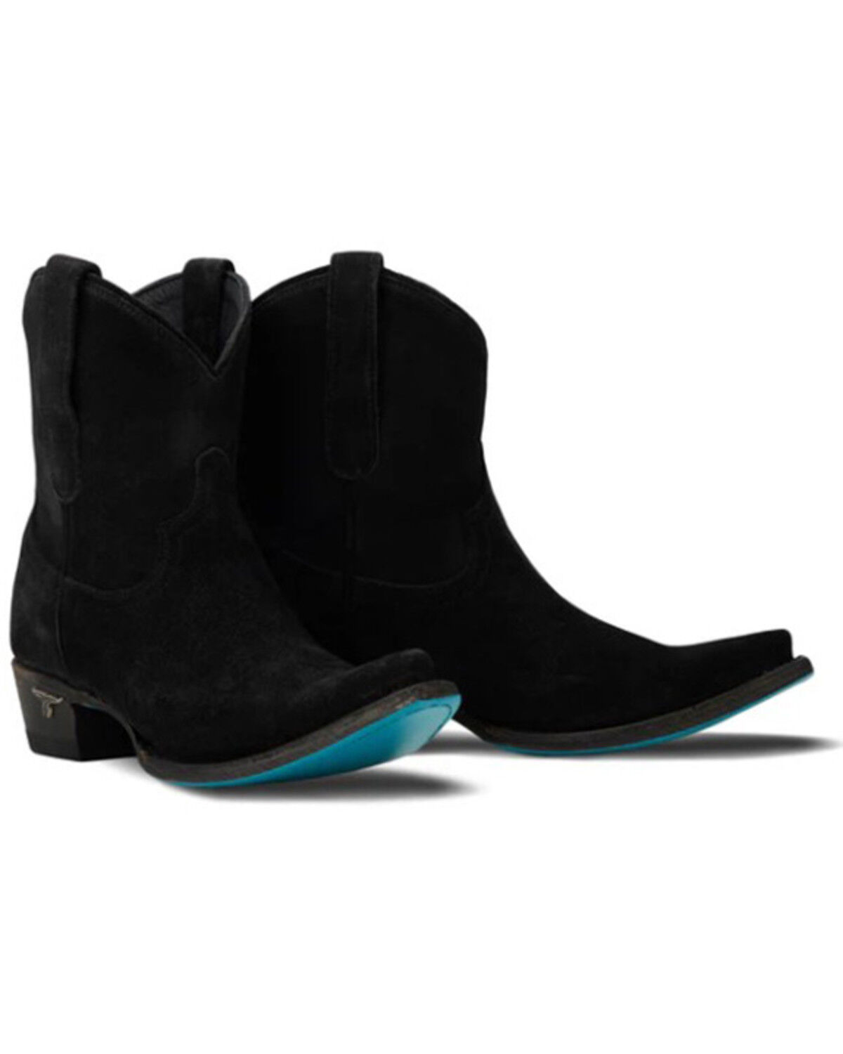 Lane Women's Emma Jane Suede Western Booties - Snip Toe