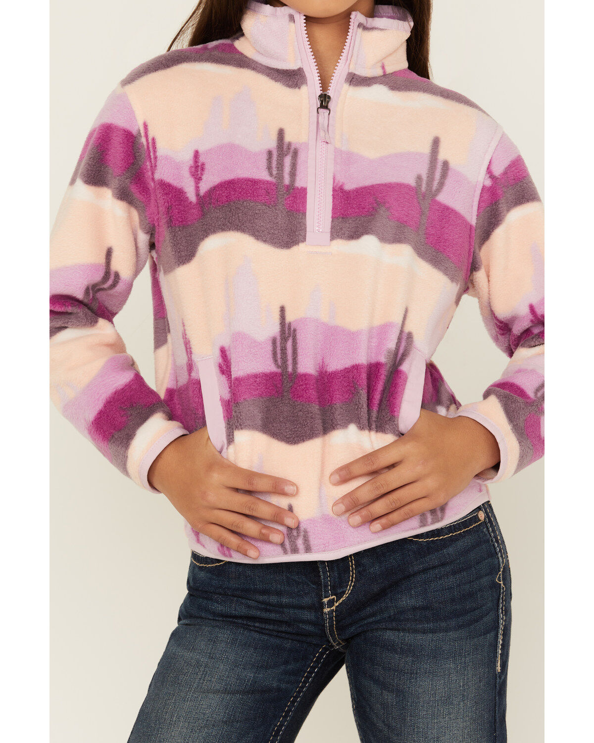 Cruel Girl Girls' Desert Fleece Pullover