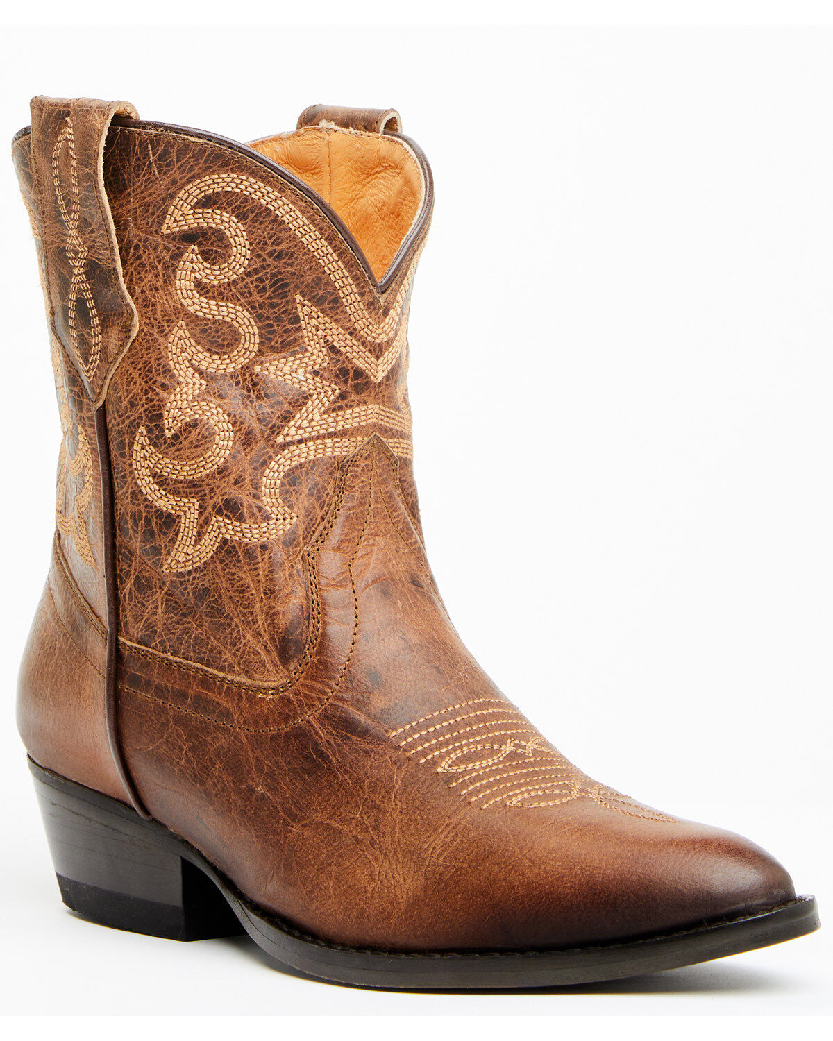 Shyanne Women's Lacer Short Boots - Round Toe