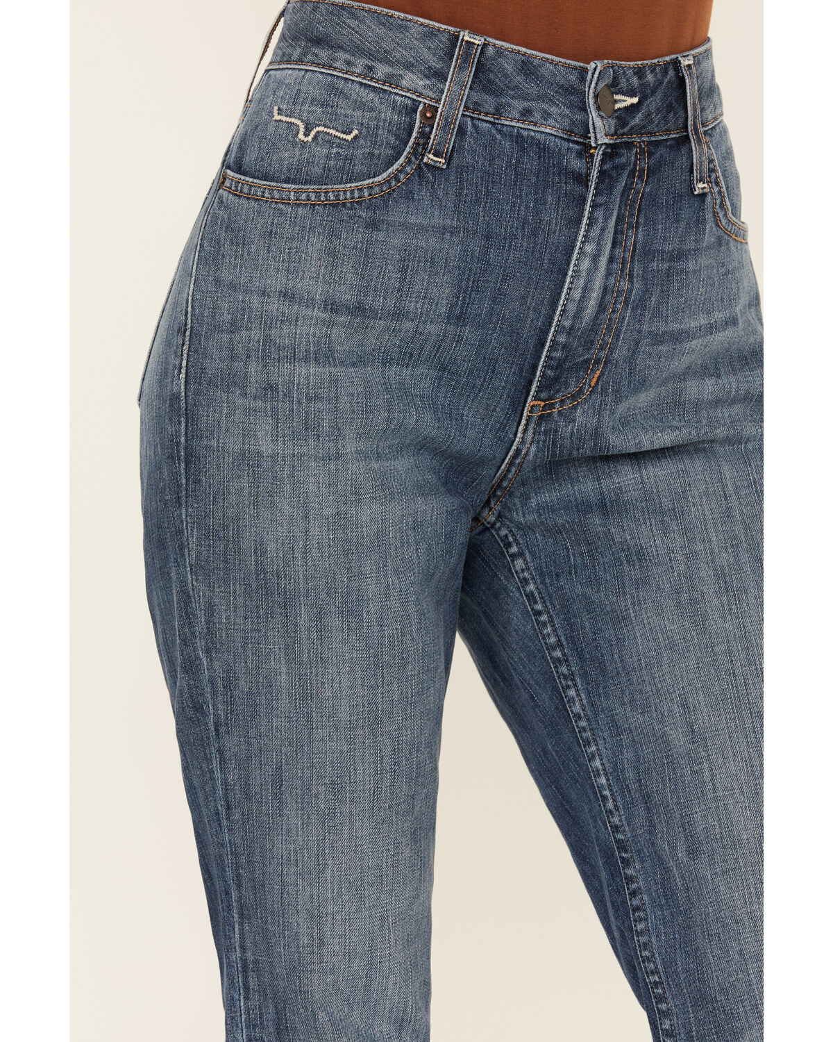 Kimes Ranch Women's Monica Medium Wash Mid Rise Cropped Jeans