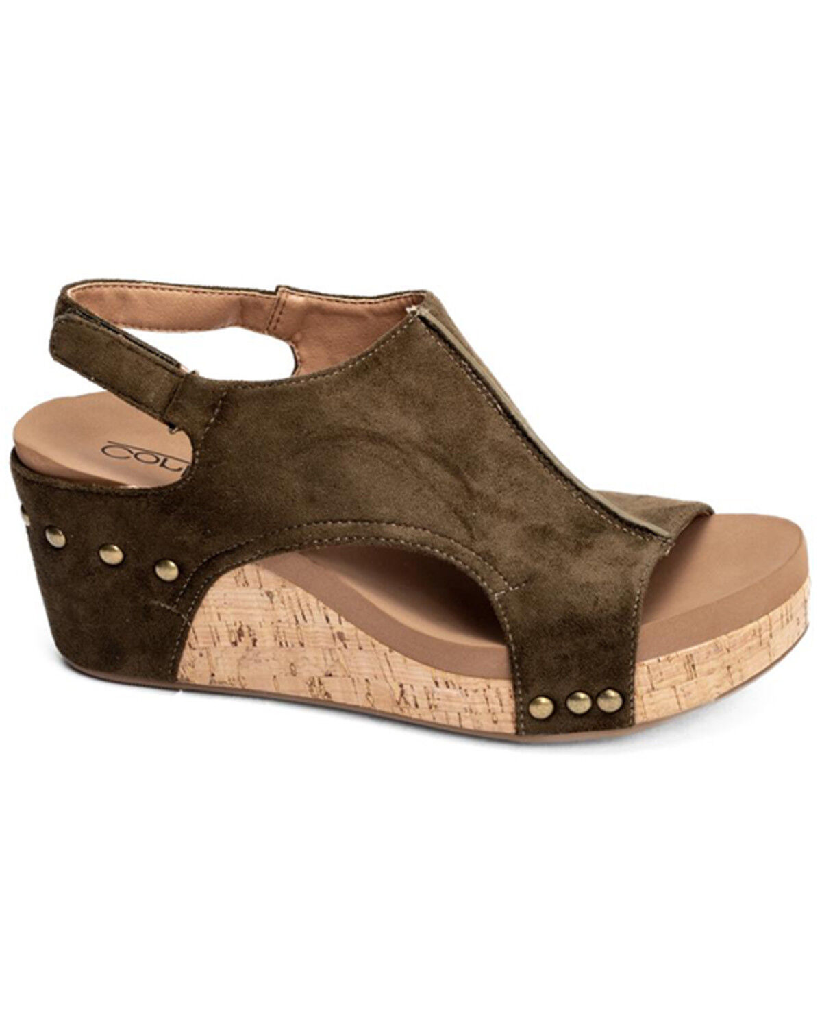 Corkys Women's Carley Wedge Sandals