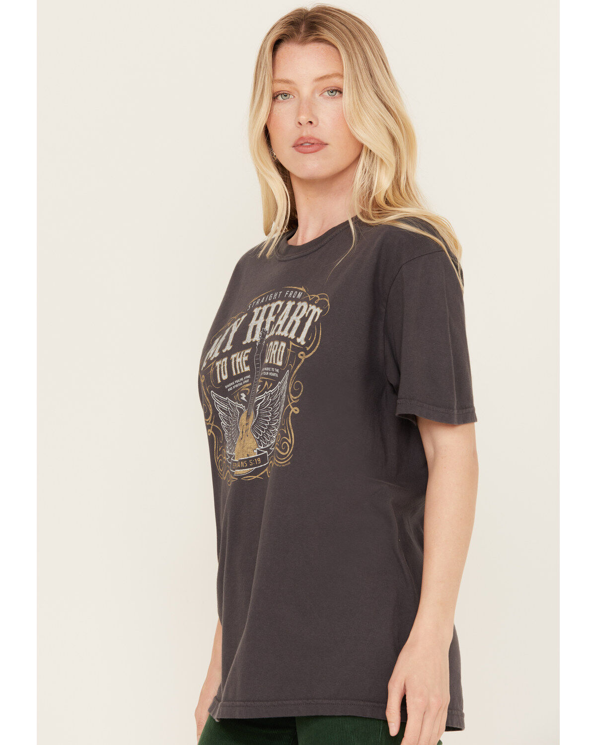 Kerusso Women's My Heart To The Lord Guitar Graphic Tee