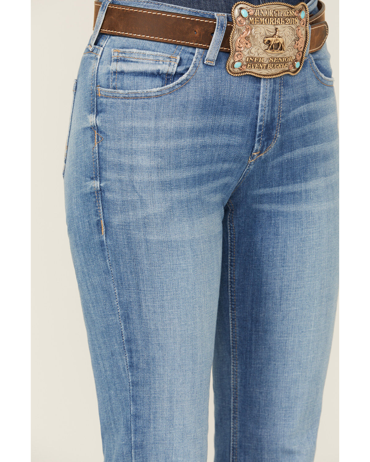 Ariat Women's R.E.A.L. Medium Wash Alice Slim Trouser Denim Jeans