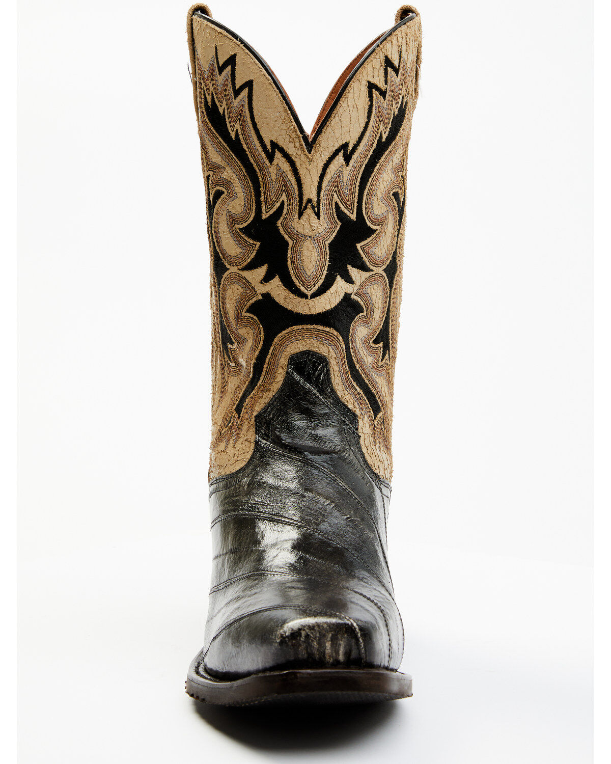 Dan Post Men's Exotic Eel Western Boots - Square Toe
