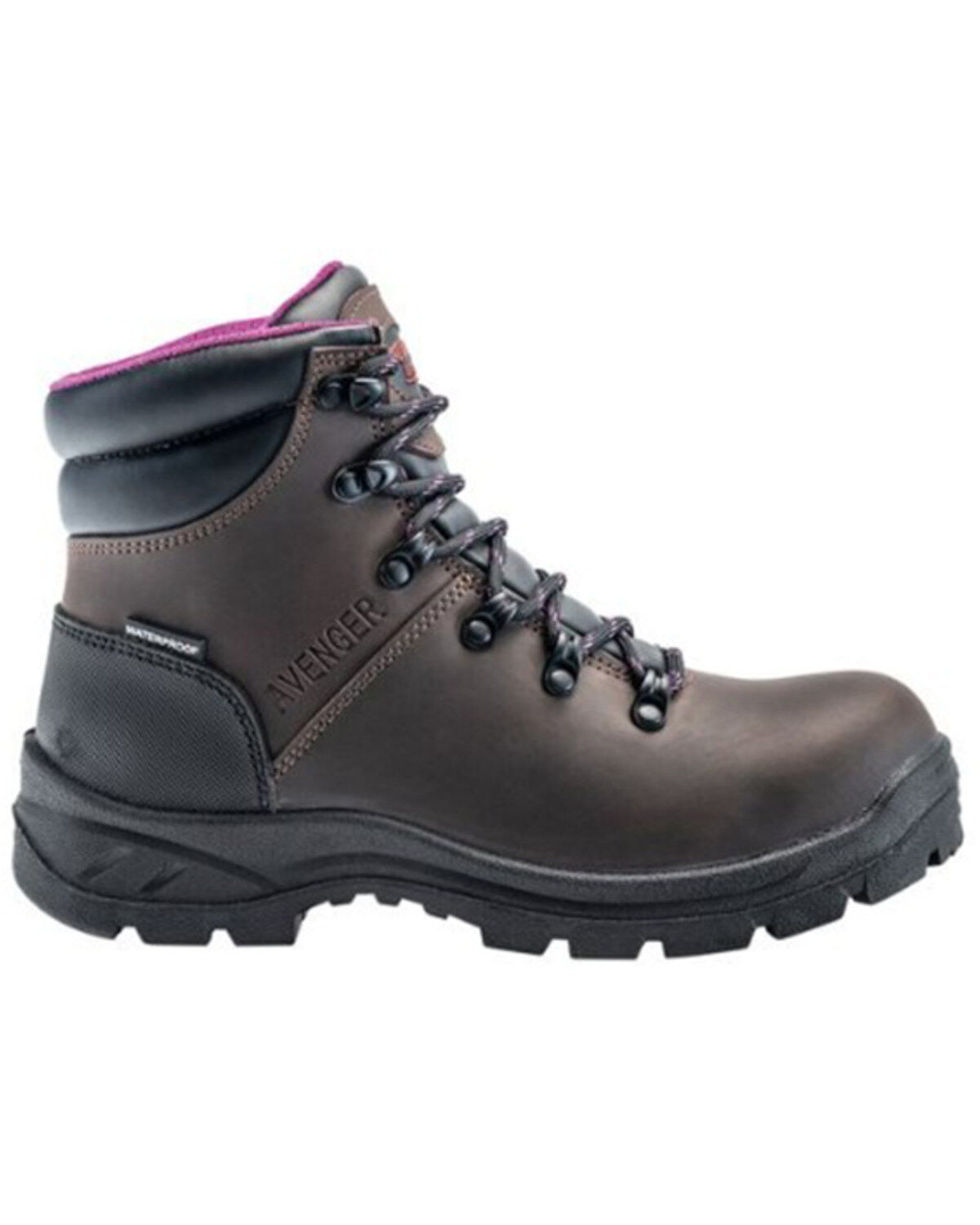 Avenger Women's Builder Mid Waterproof Lace-Up Work Boots - Soft Toe