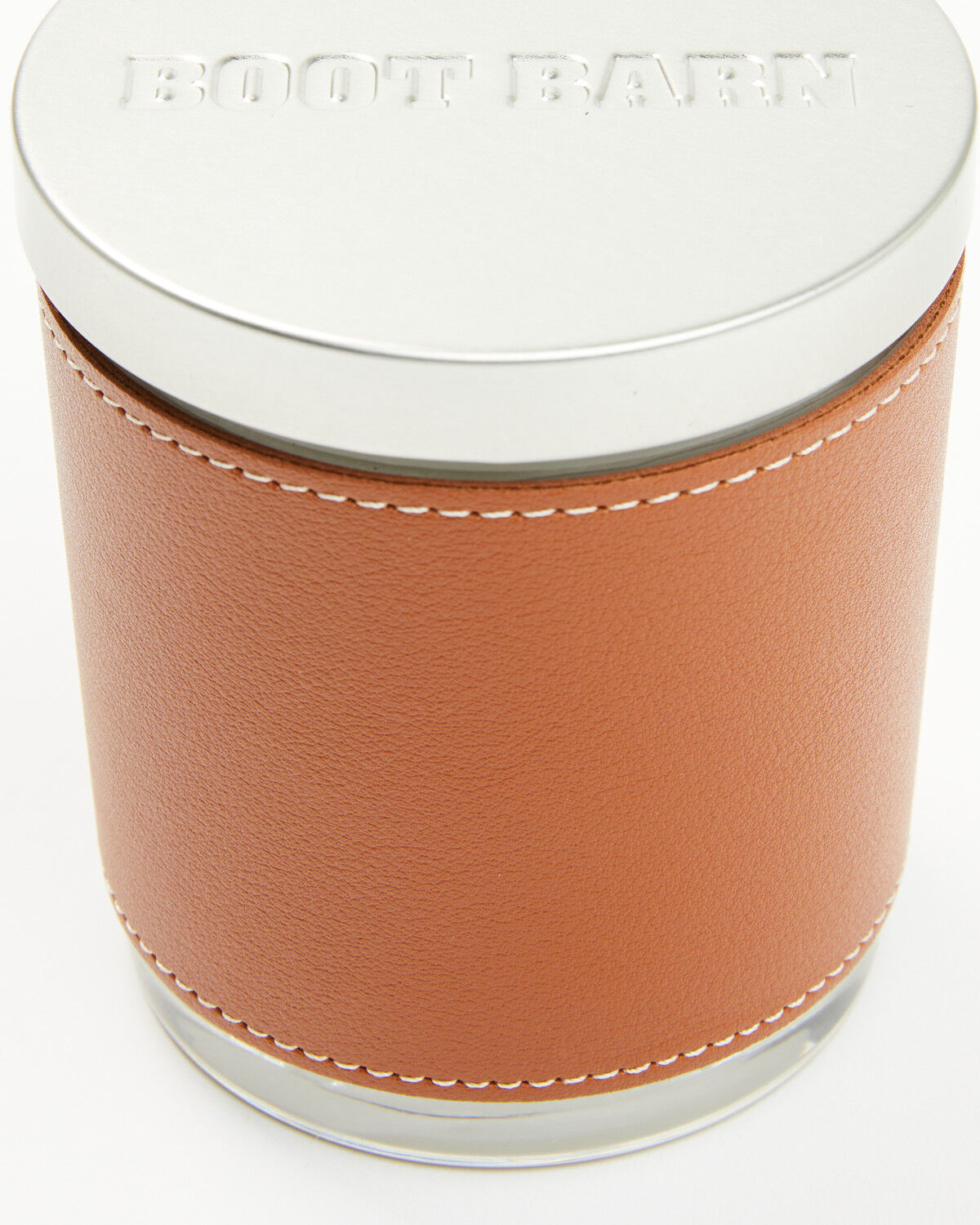 Boot Barn Bourbon Tobacco Leather Bound 8oz Soy Candle