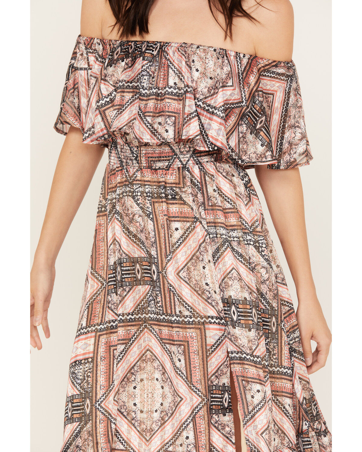 Shyanne Women's Off The Shoulder Ruffle Midi Dress