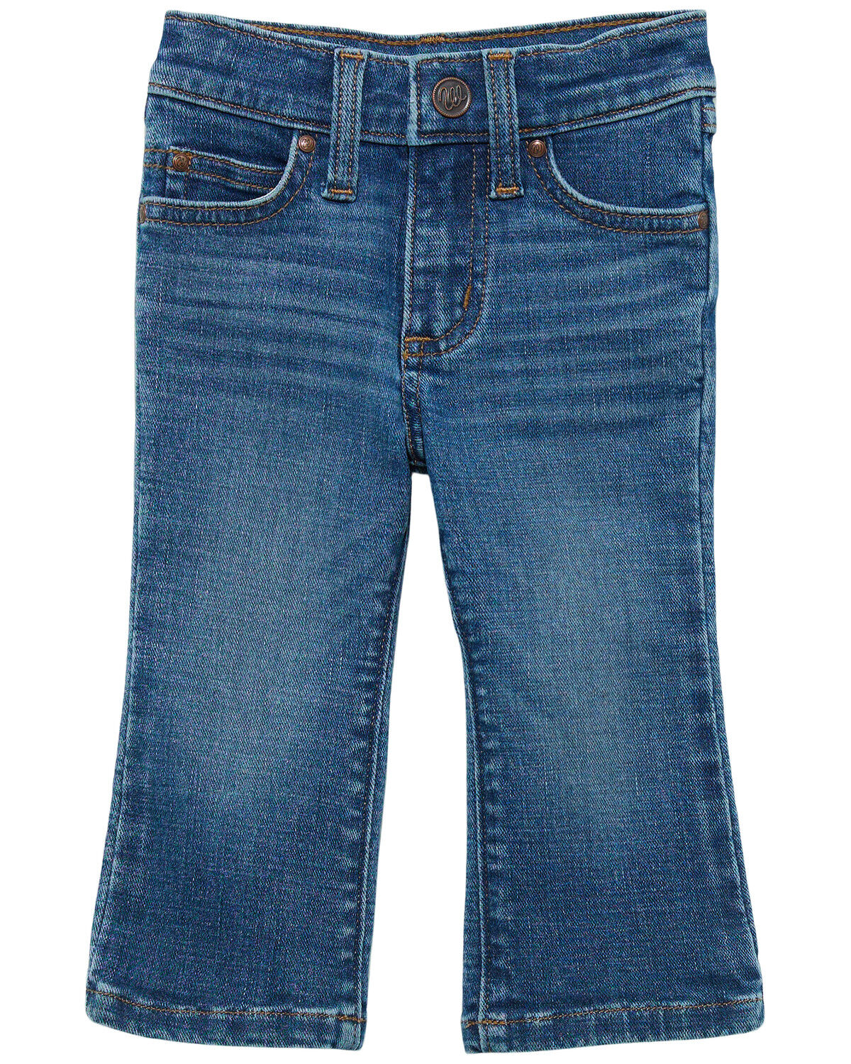Wrangler Infant Girls' Dark Wash Bootcut Denim Jeans