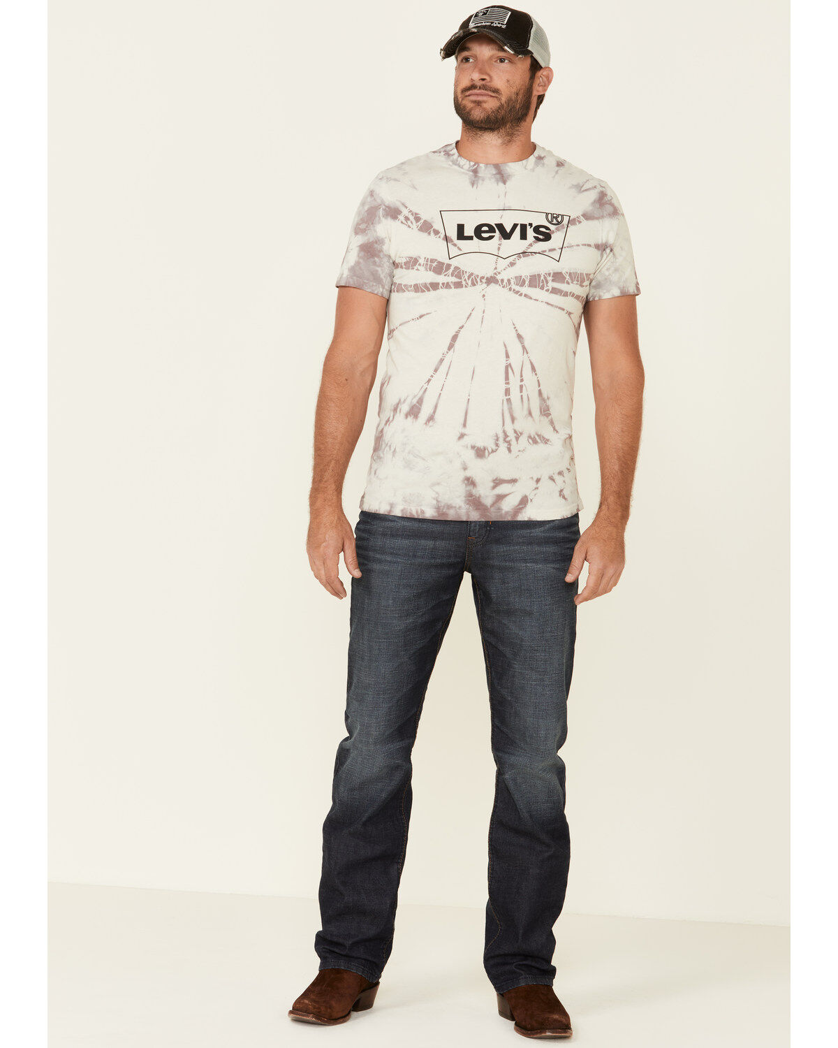 Levi's Men's Fog Crystal Washed Graphic T-Shirt