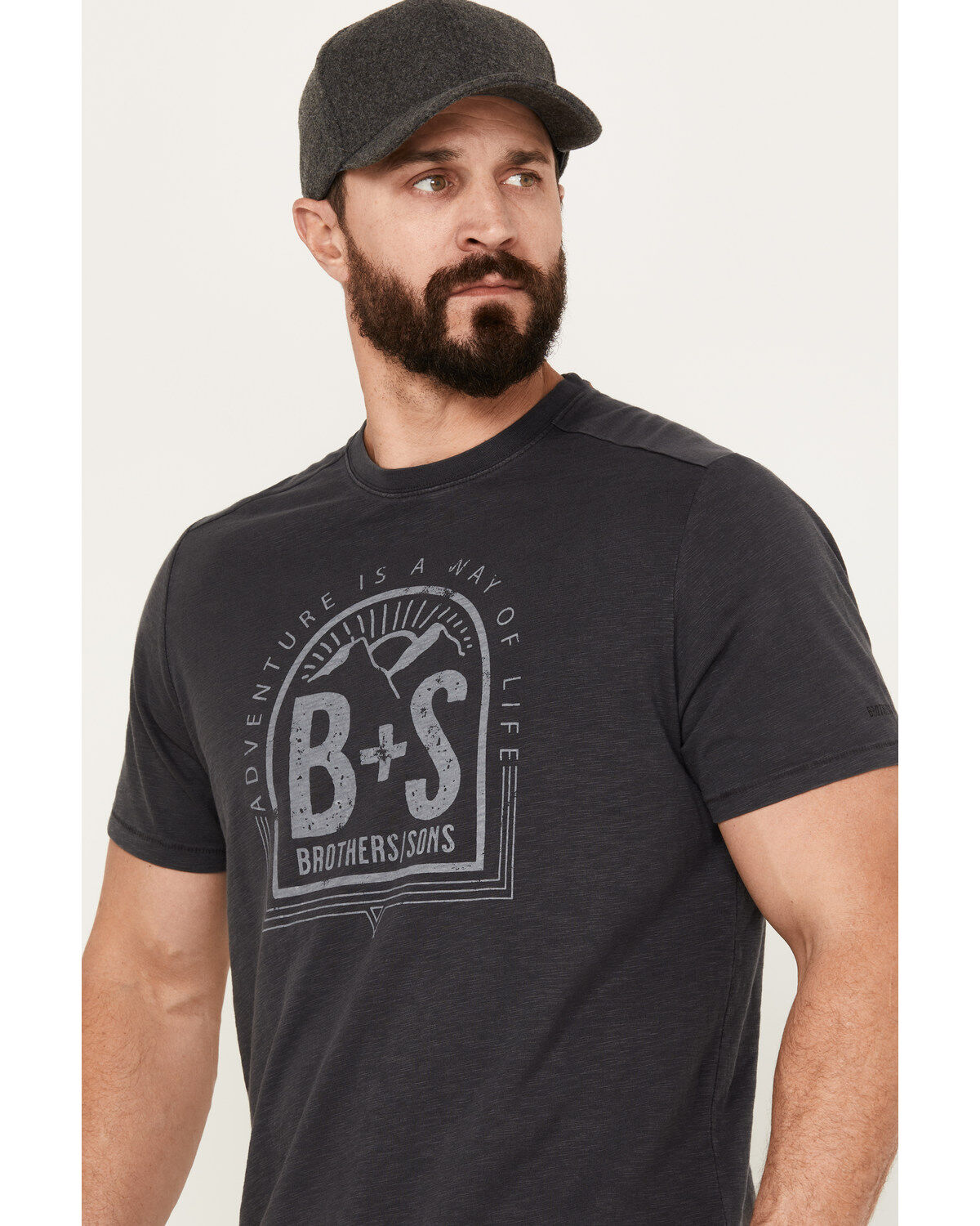 Brothers and Sons Men's Adventure Short Sleeve Graphic T-Shirt