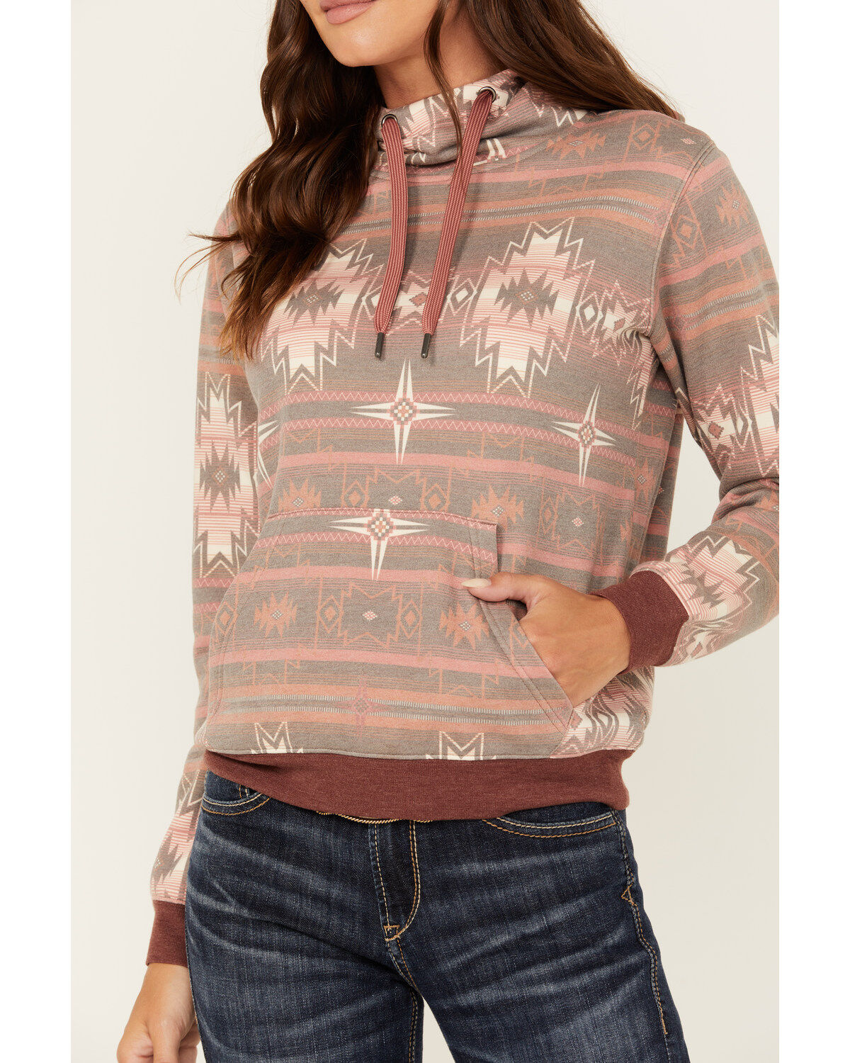 Shyanne Women's Southwestern Printed Hoodie
