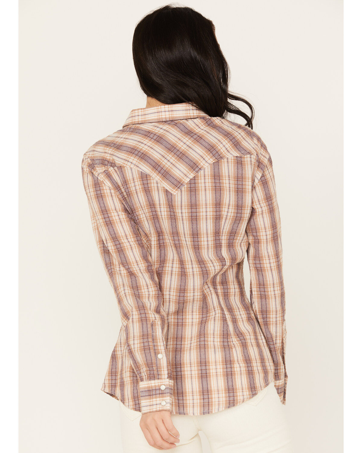 Wrangler Women's Plaid Western Snap Shirt