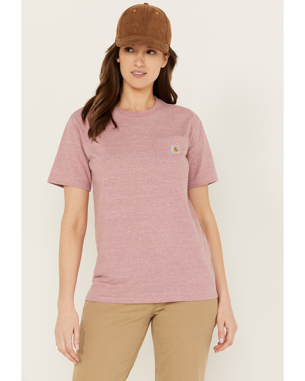 Carhartt Women's Loose Fit Heavyweight Short Sleeve Pocket T-Shirt