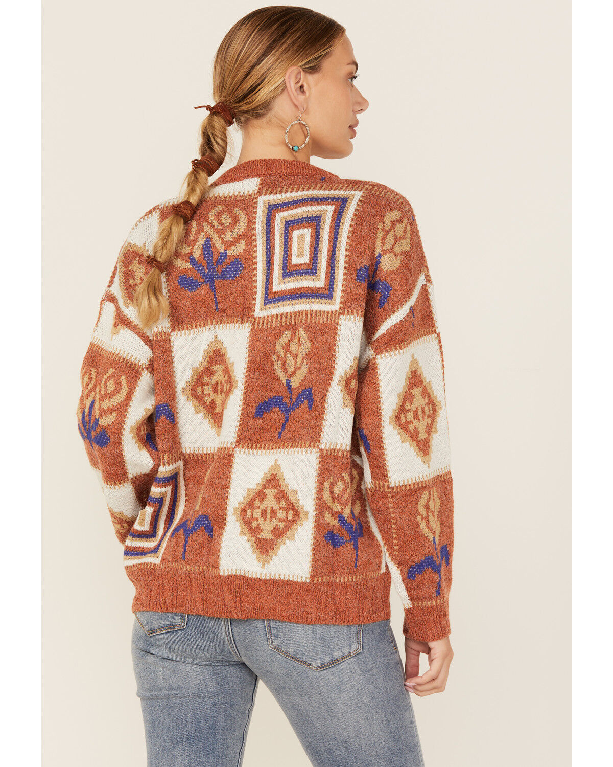 Angie Women's Patchwork Sweater