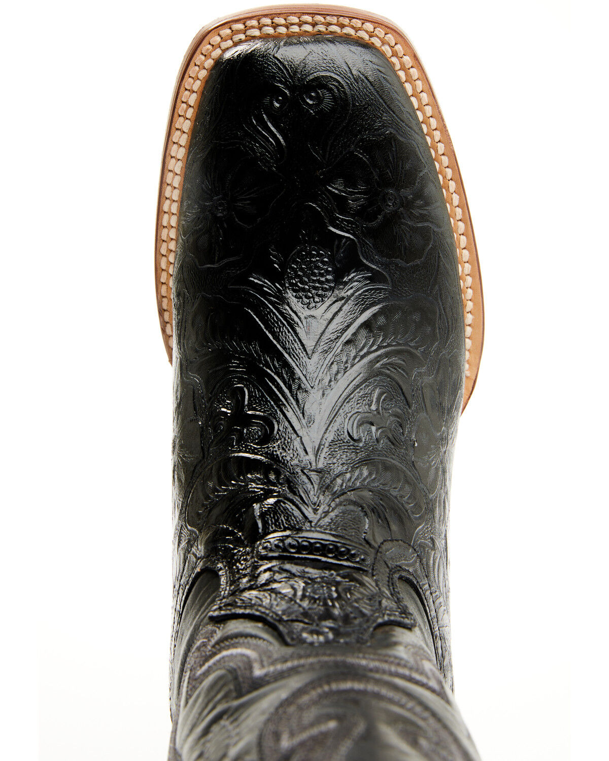 Tanner Mark Women's Mendocino Tooled Western Boots - Broad Square Toe