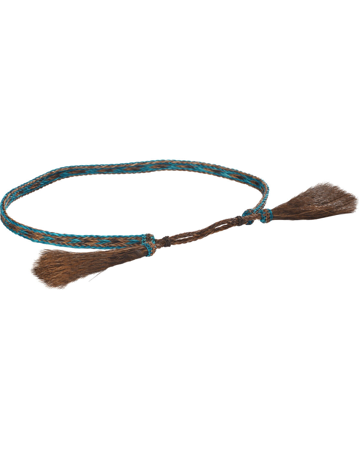 Cody James Men's Braided Horsehair & Tassel Hat Band