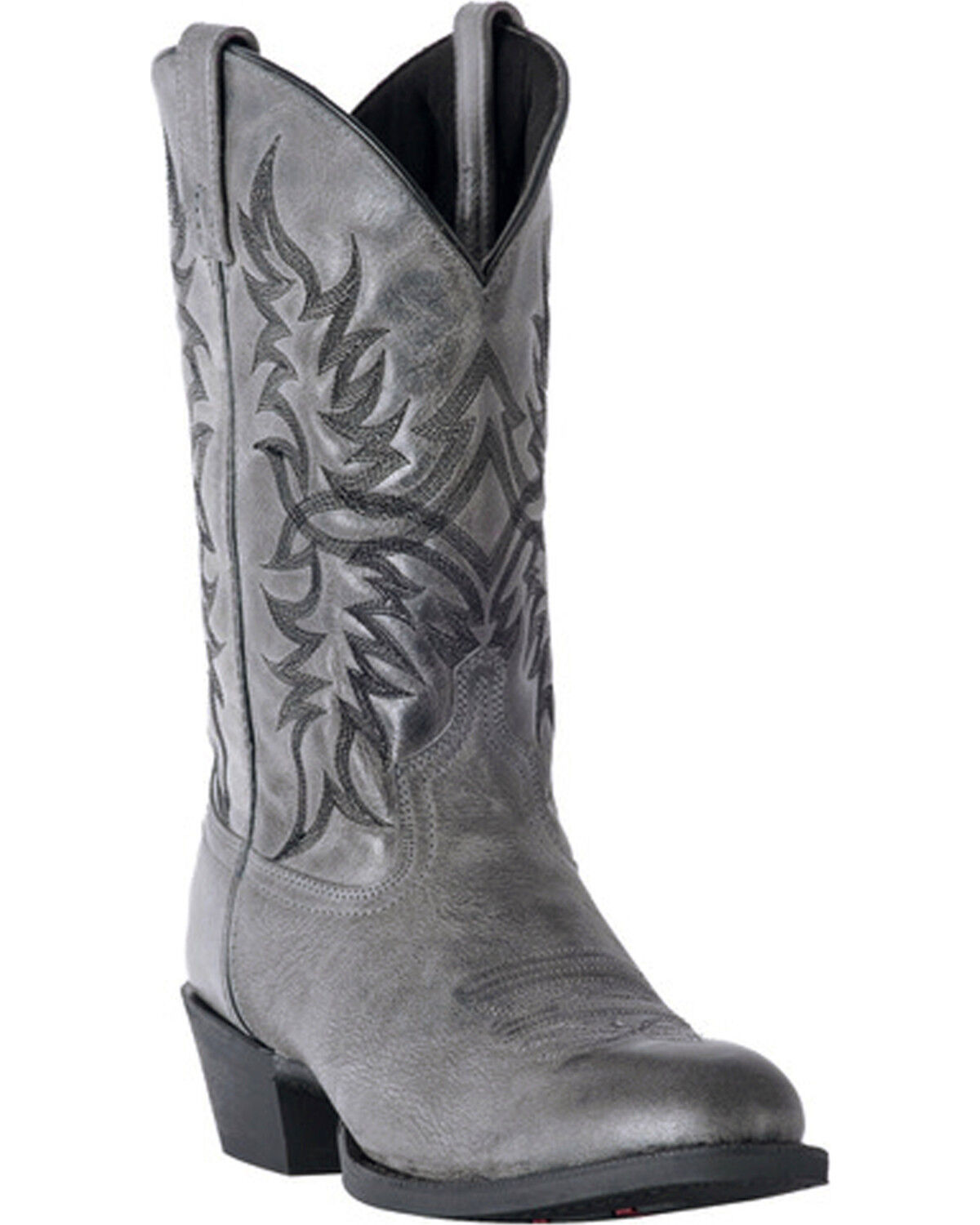 Laredo Men's Harding Waxy Leather Western Boots - Round Toe