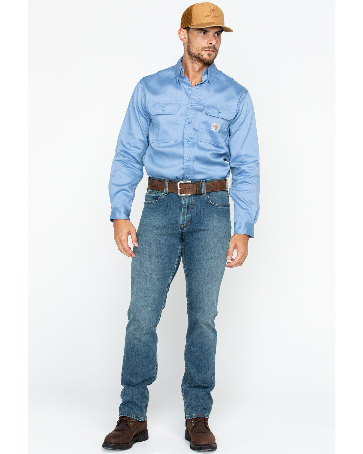 Carhartt Men's FR Dry Twill Work Shirt - Big & Tall