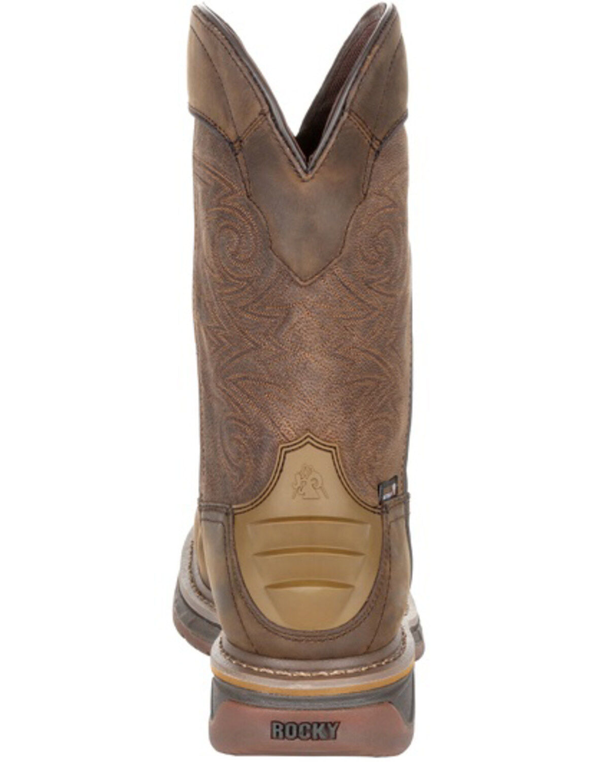 Rocky Men's Iron Skull Waterproof Western Work Boots - Composite Toe