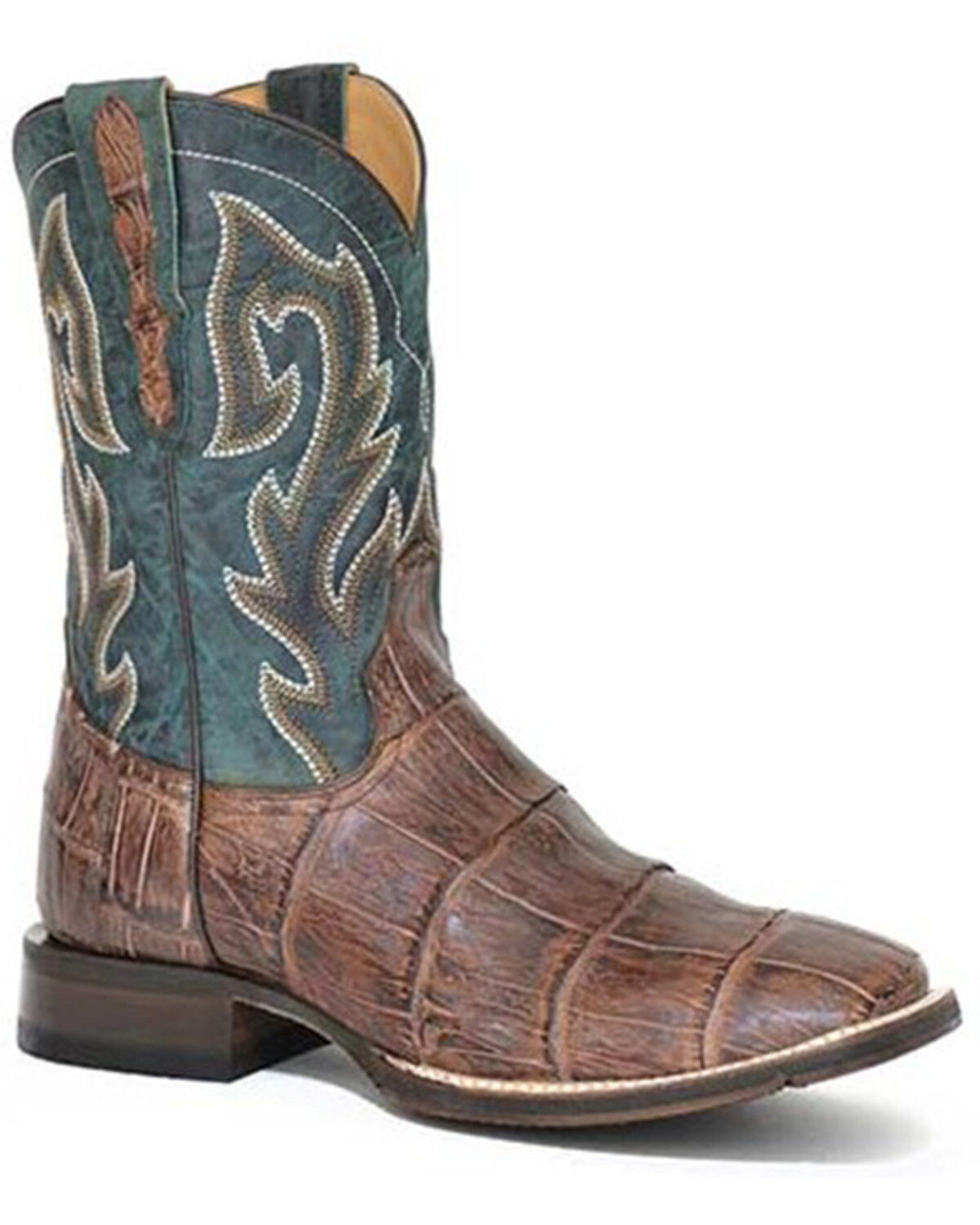 Stetson Men's Exotic Alligator Western Boots - Broad Square Toe