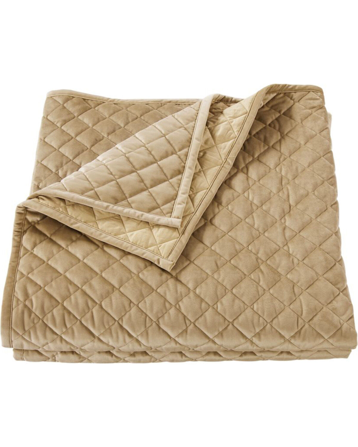 HiEnd Accents Oatmeal Velvet Full/Queen Quilt