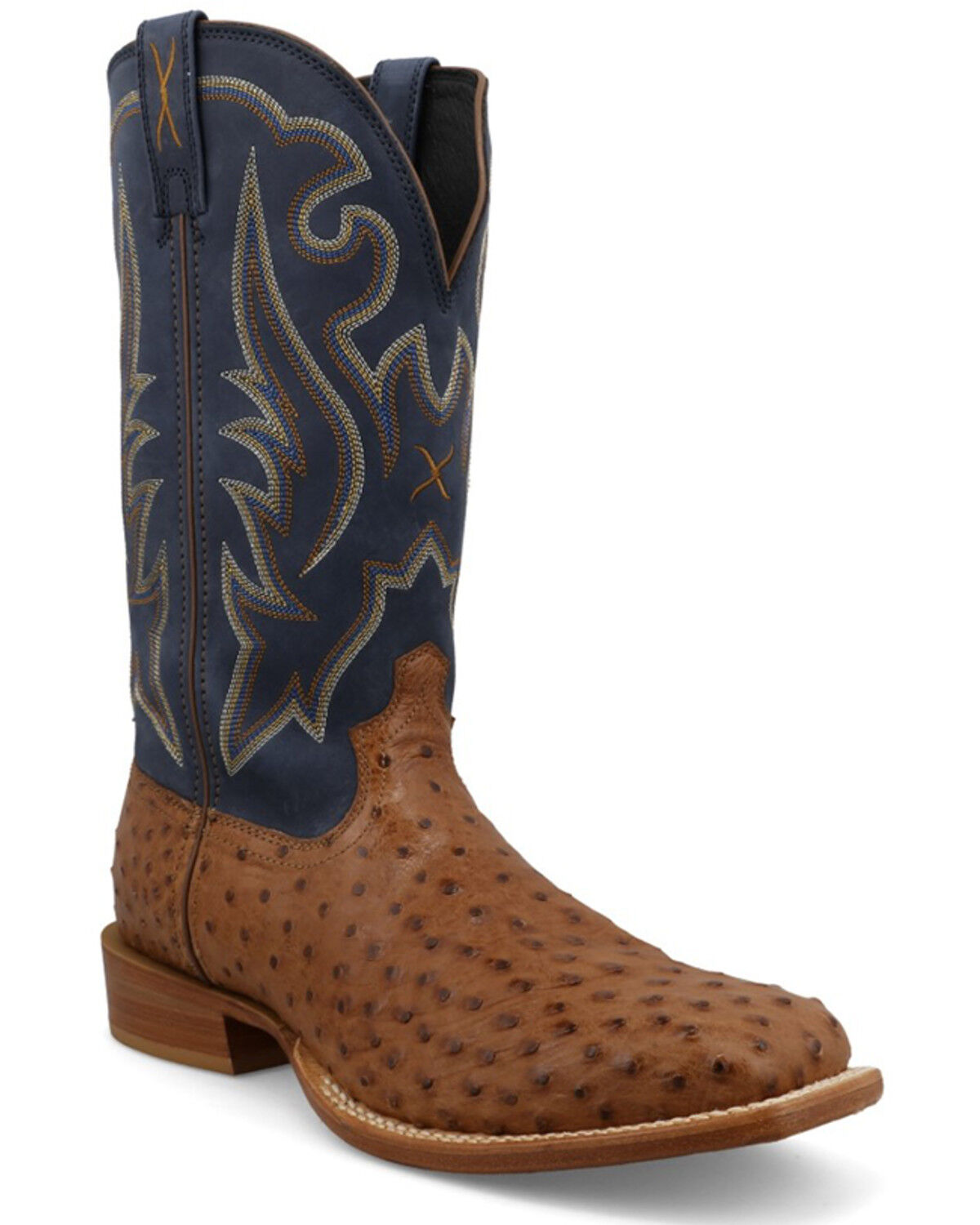 Twisted X Men's Reserve Exotic Ostrich Western Boots - Broad Square Toe