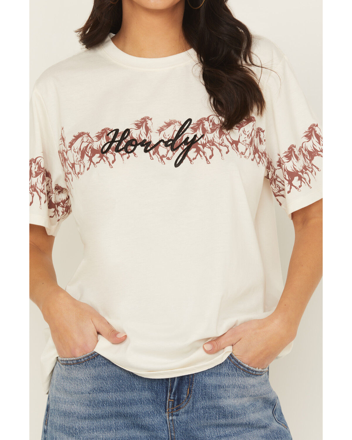Blended Women's Howdy Horse Short Sleeve Tee