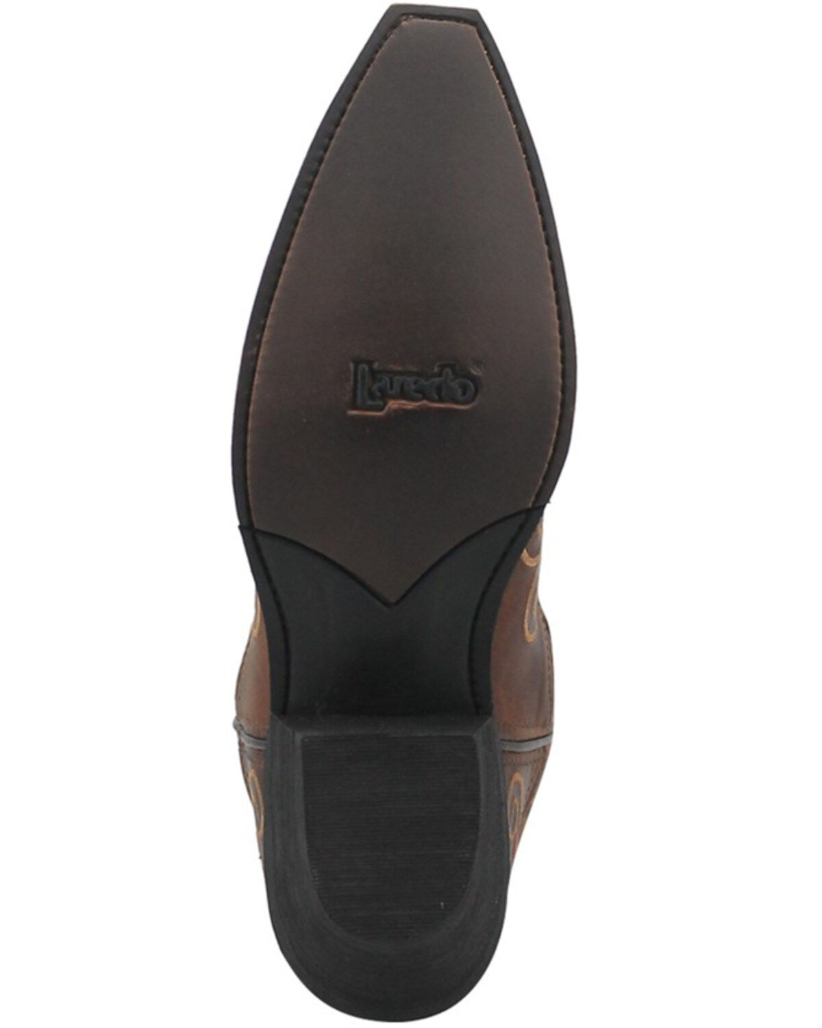 Laredo Women's Embroidered Leaf Western Performance Boots - Snip Toe