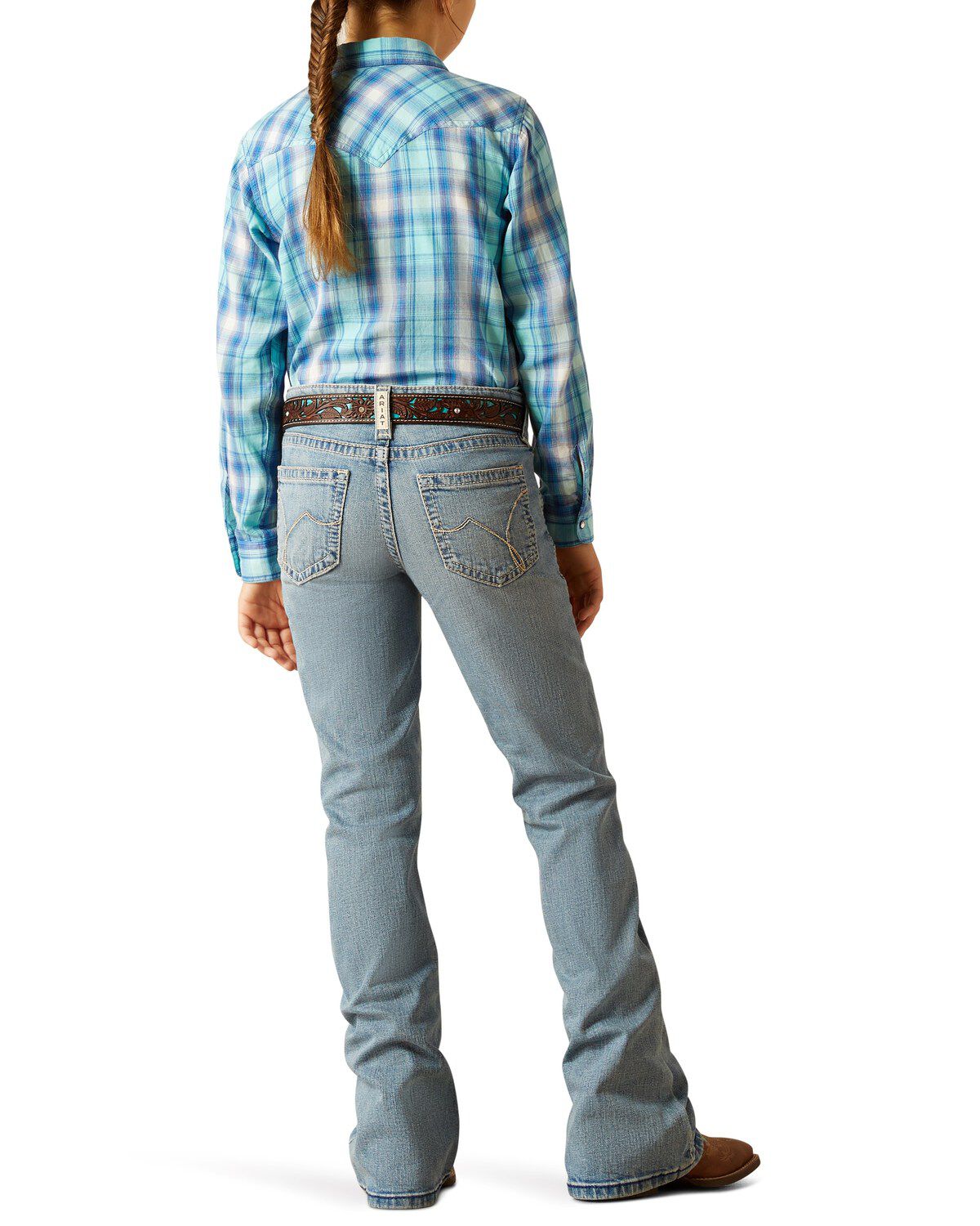 Ariat Girls' Lennon Trouser Mid Rise Denim Jeans